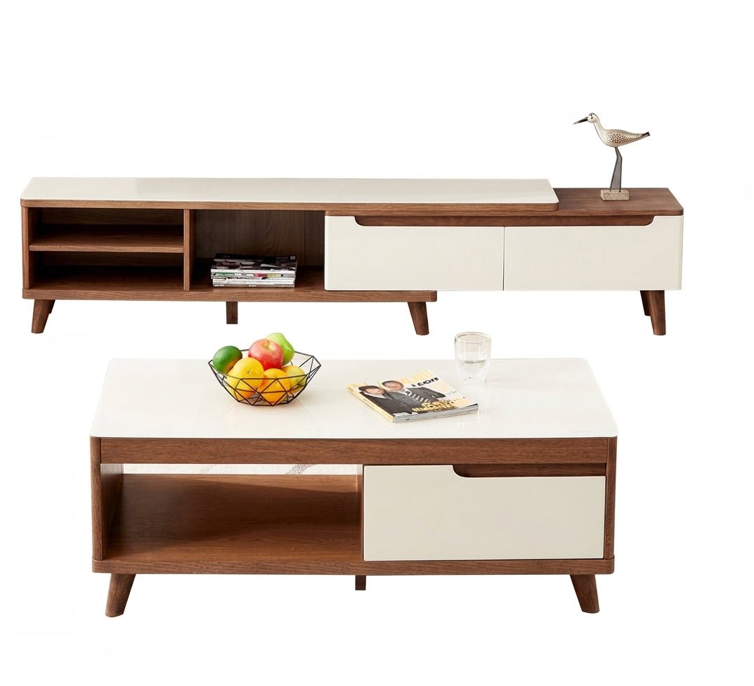 Coffee Table & TV Unit - Stylish & Functional - Vitrine Furniture - TV Table & Cabinet