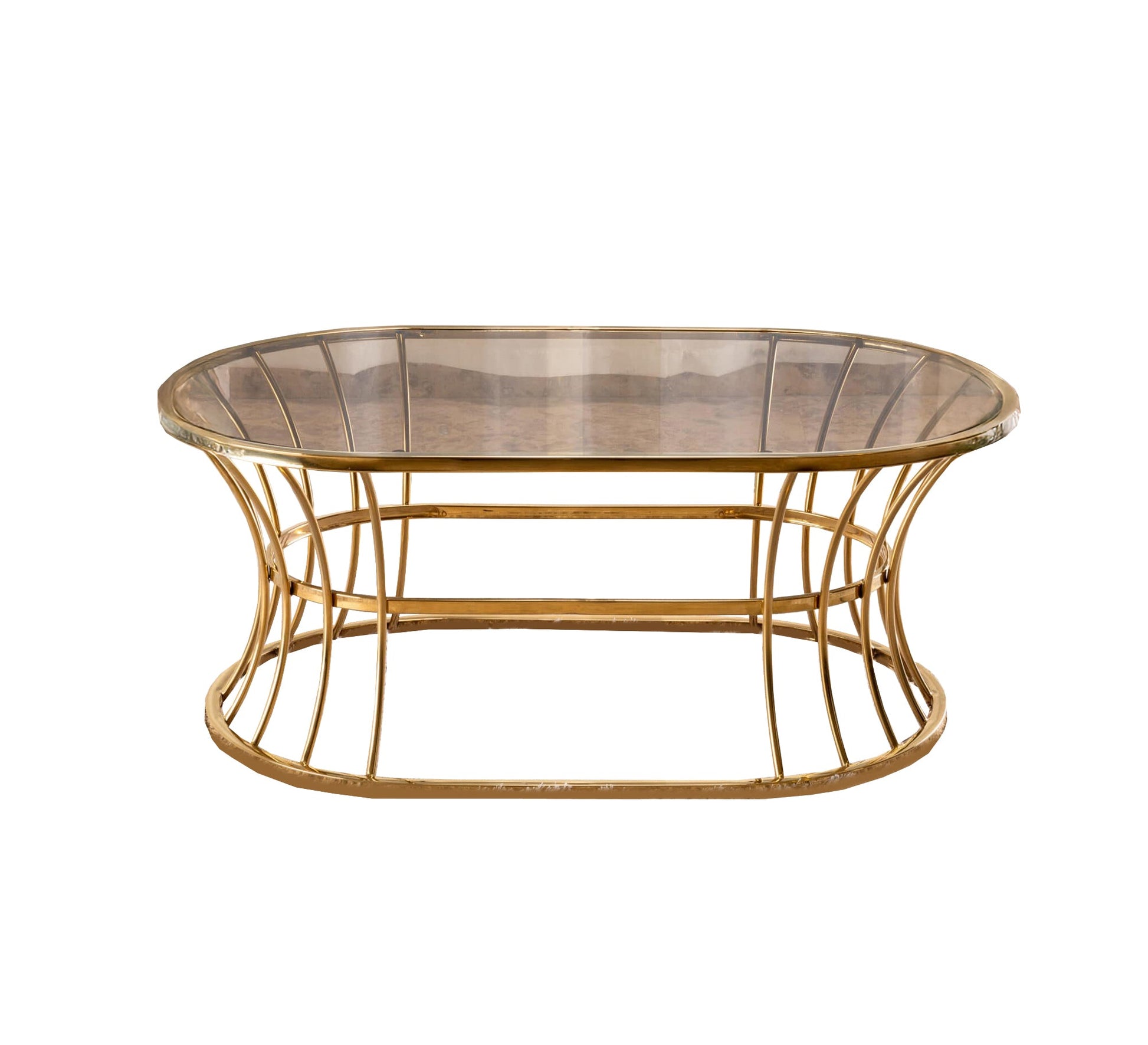 Coffee table with a perforated conical base - Vitrine Furniture - Furniture
