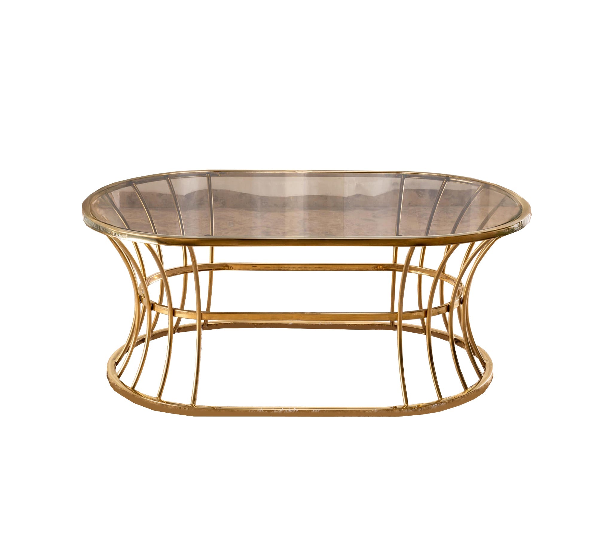 Coffee table with a perforated conical base - Vitrine Furniture - Furniture