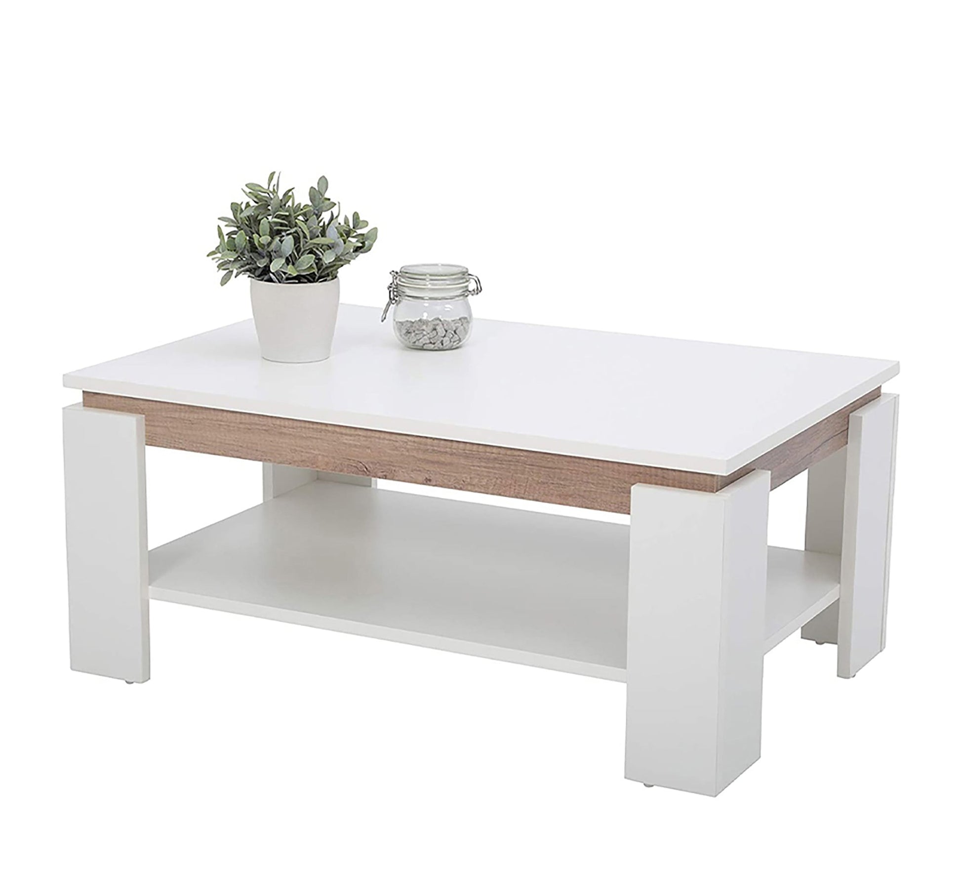 Coffee table with brown belt - Vitrine Furniture - Furniture