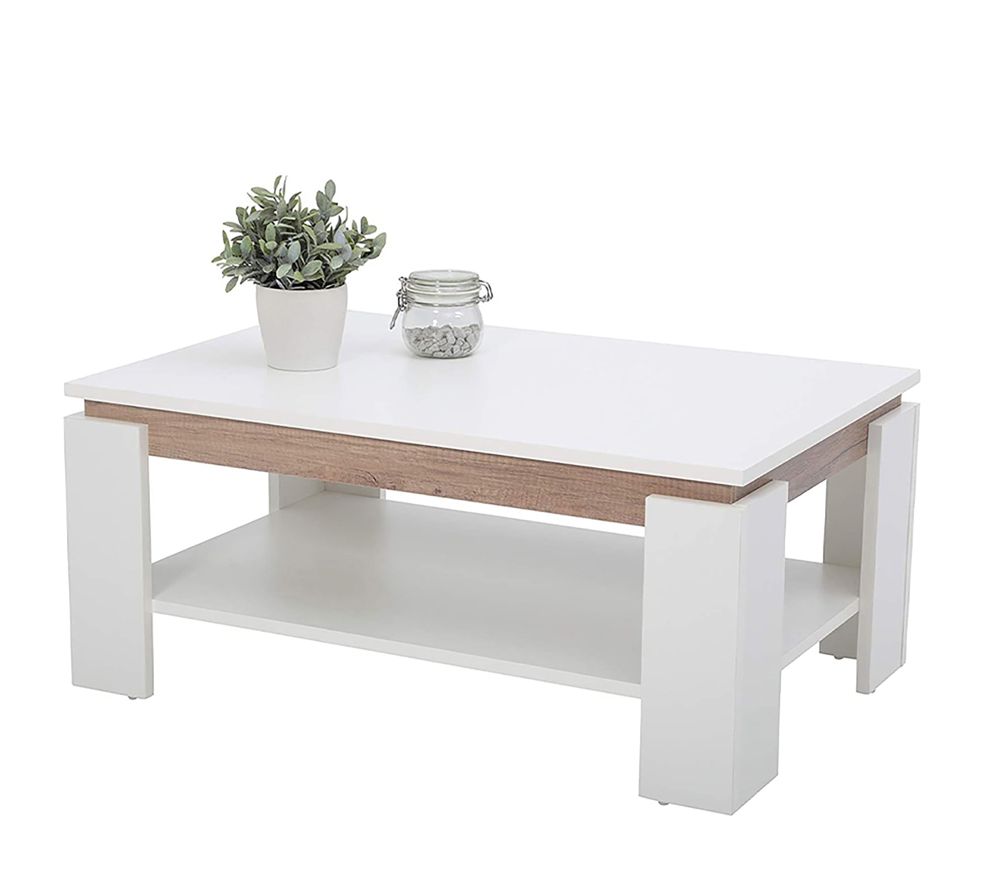 Coffee table with brown belt - Vitrine Furniture - Furniture