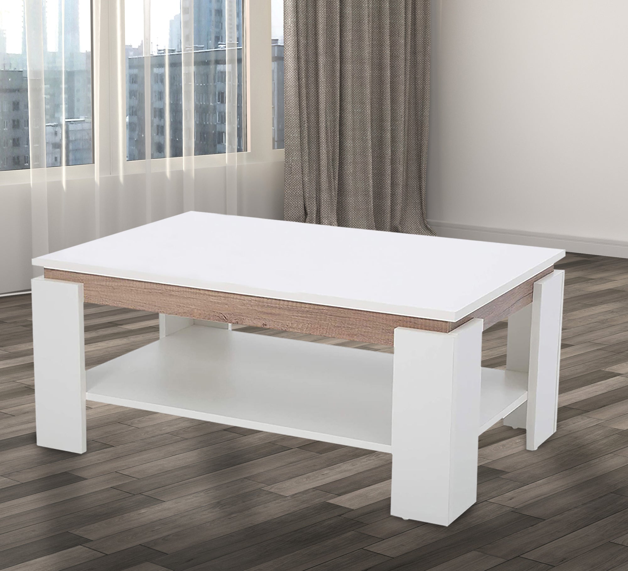 Coffee table with brown belt - Vitrine Furniture - Furniture