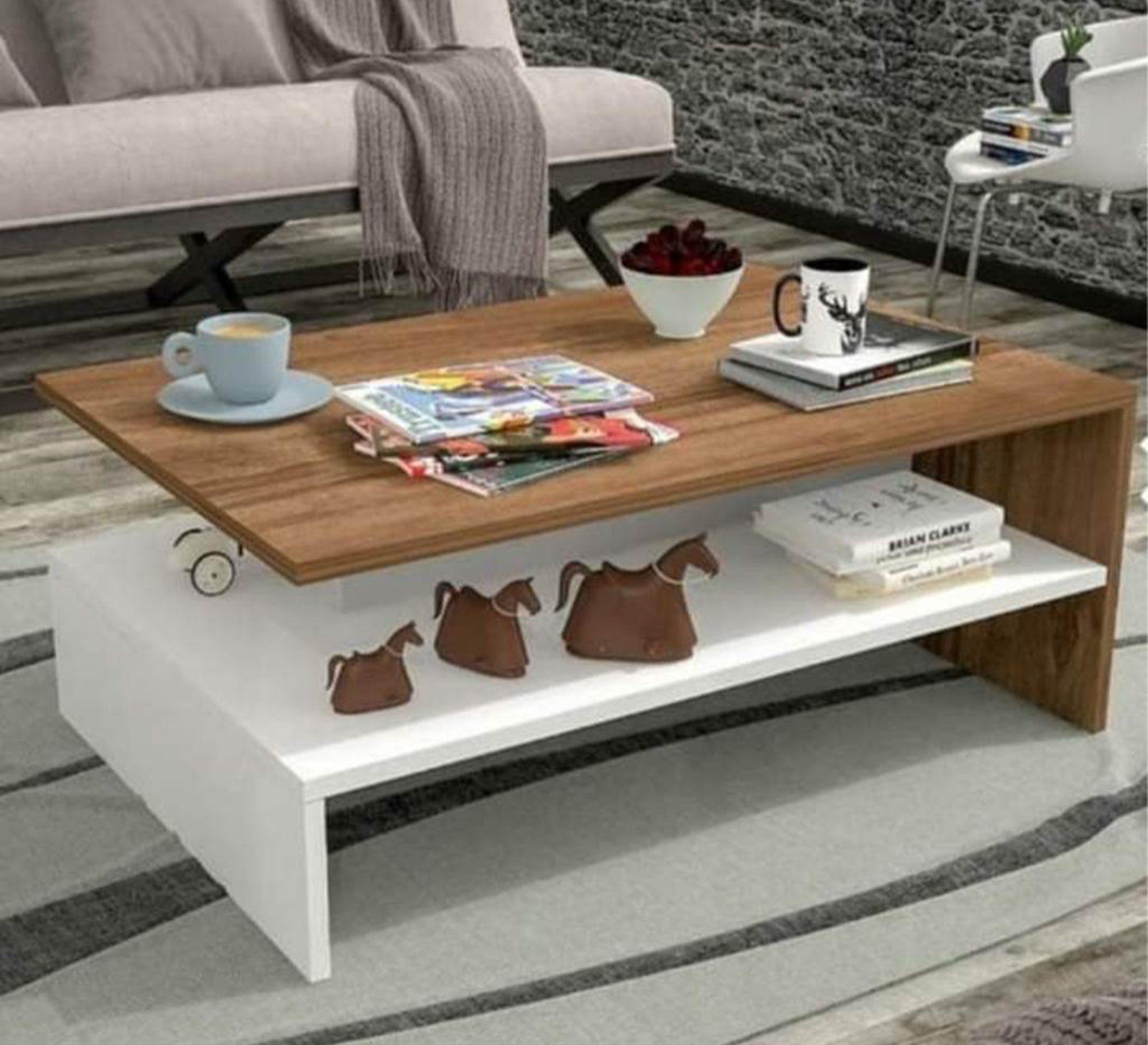 Coffee table with different sections - Vitrine Furniture - Furniture