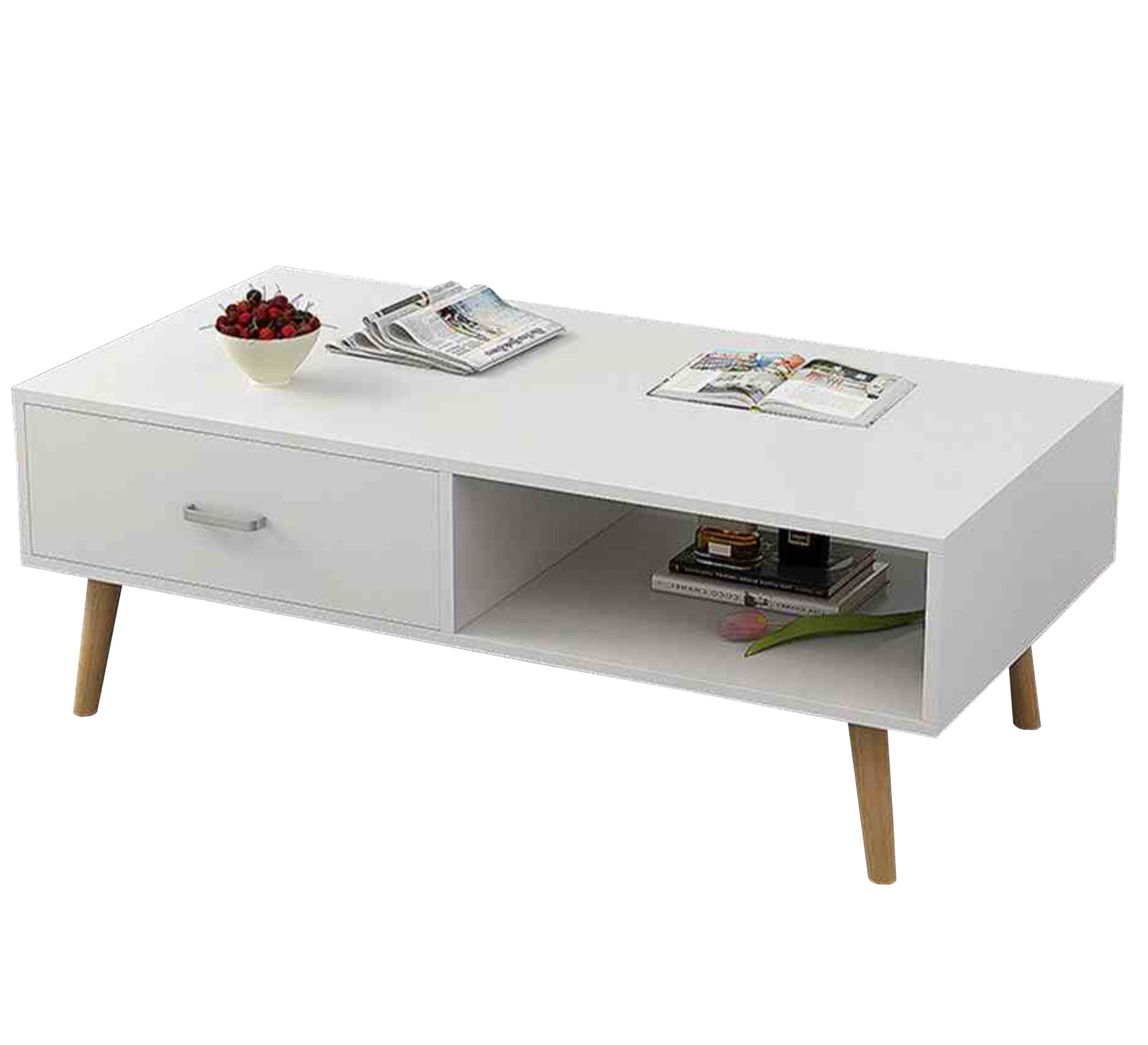 Coffee table with drawer and open space - Vitrine Furniture - Furniture