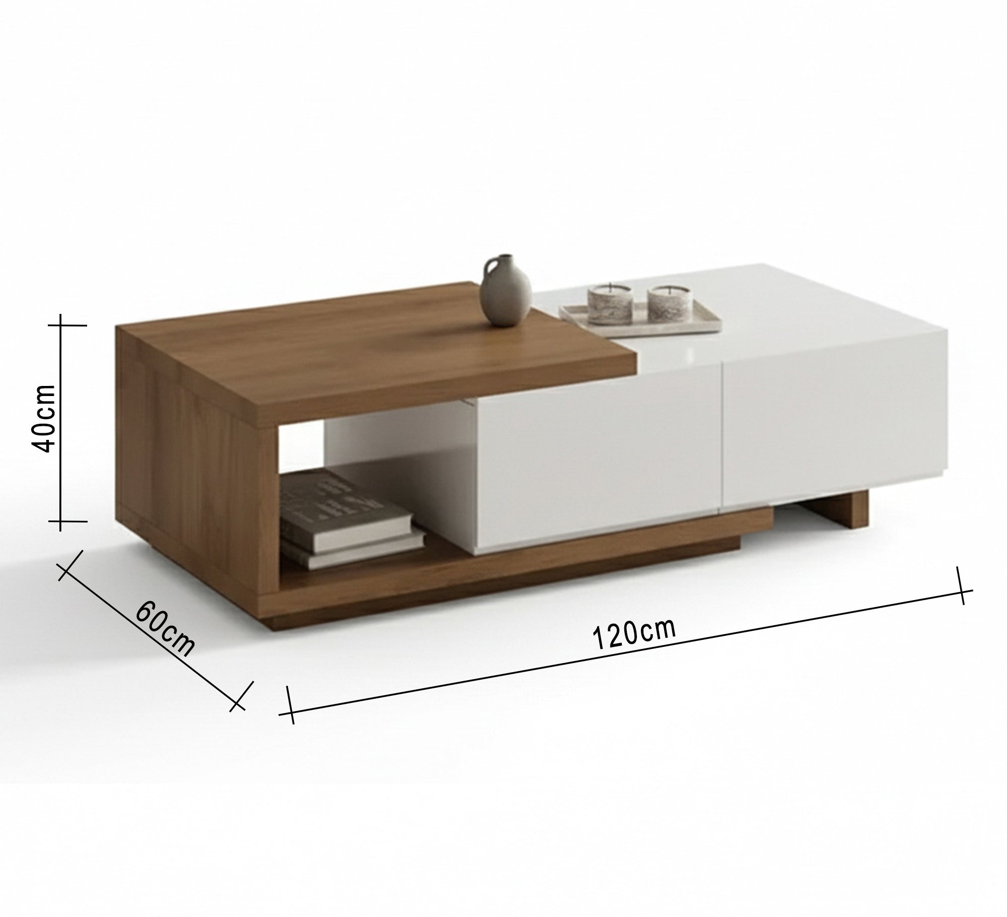 Coffee table with four drawers - Vitrine Furniture - Coffee Tables