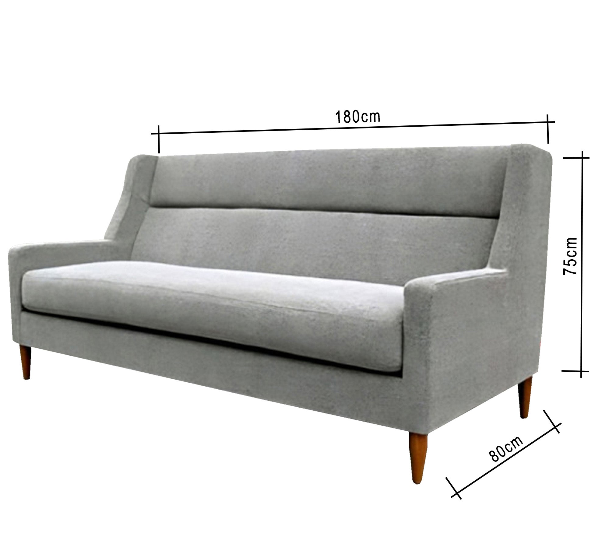 Comfortable gray sofa - Vitrine Furniture - Living room Sofas