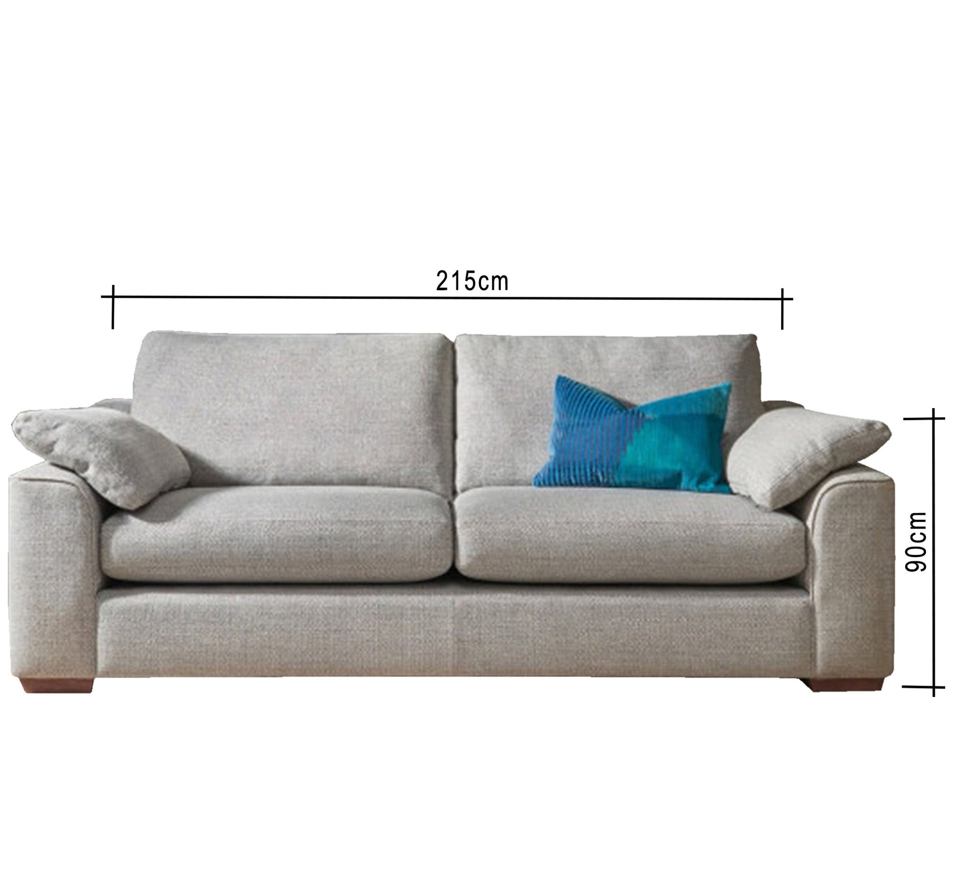 Comfortable grey sofa - Vitrine Furniture - Living room Sofas
