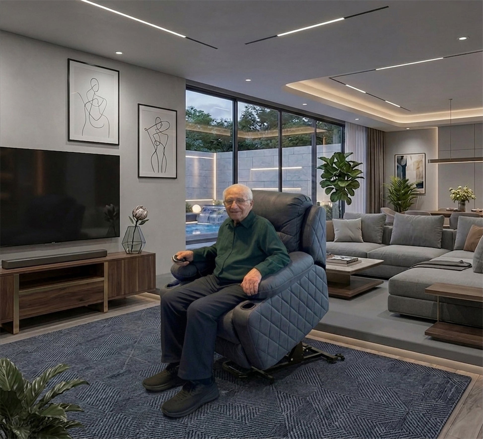 Comfortable, Modern, and Practical Lazy Boy chair - Vitrine Furniture - Lazyboy Chair