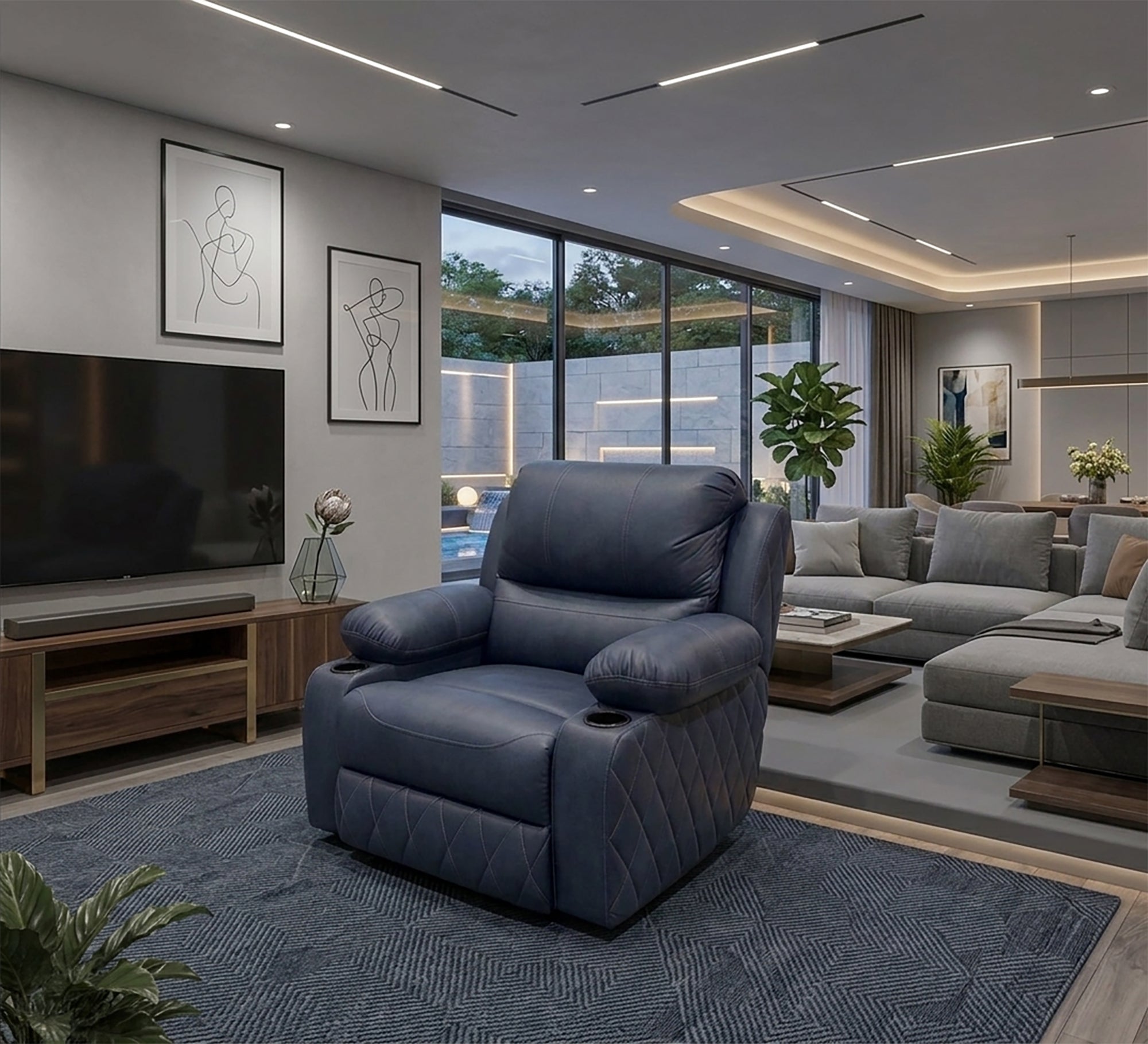 Comfortable, Modern, and Practical Lazy Boy chair - Vitrine Furniture - Lazyboy Chair