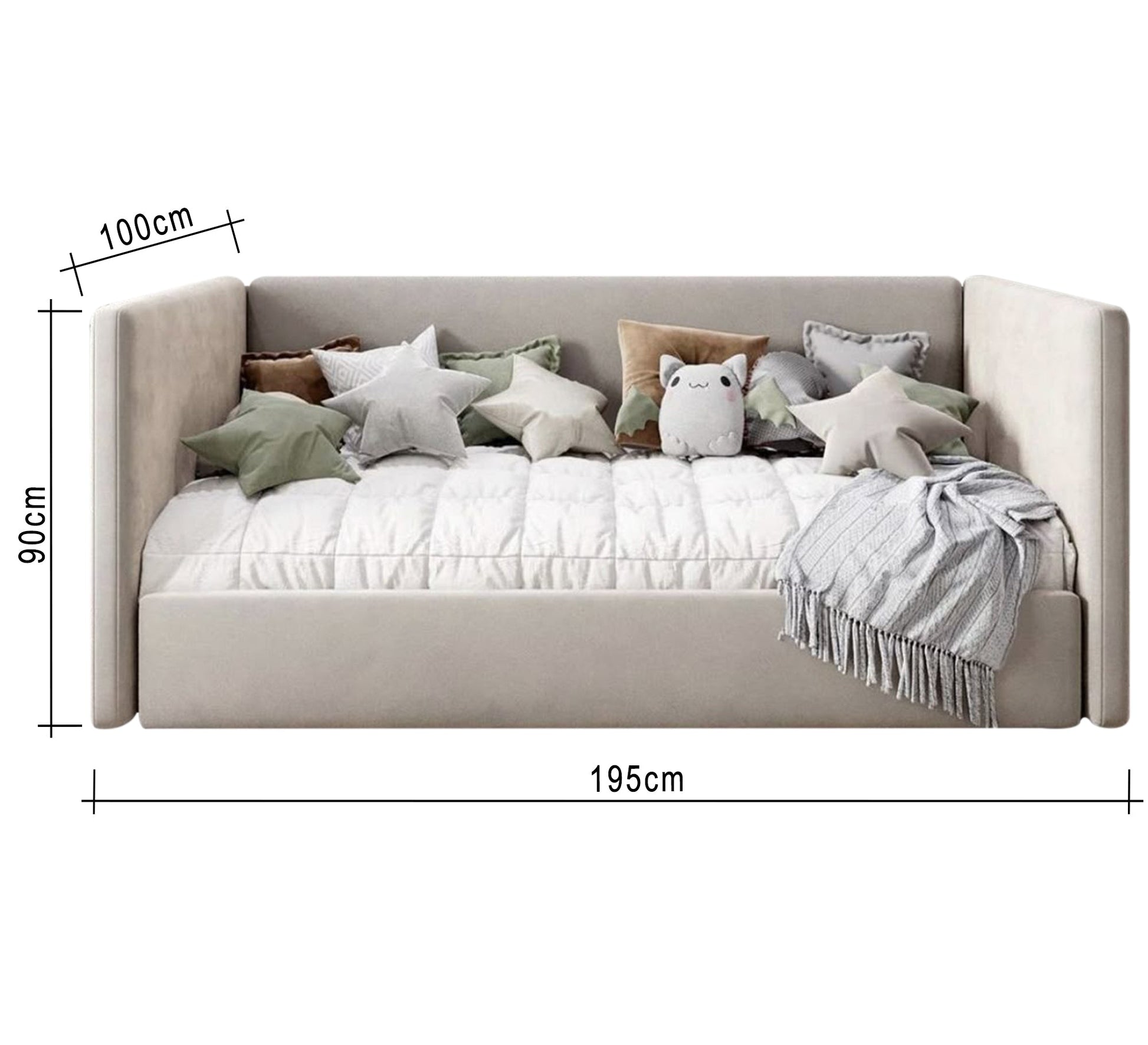 Comfortable modern sofa bed with a natural feel - Vitrine Furniture - Furniture