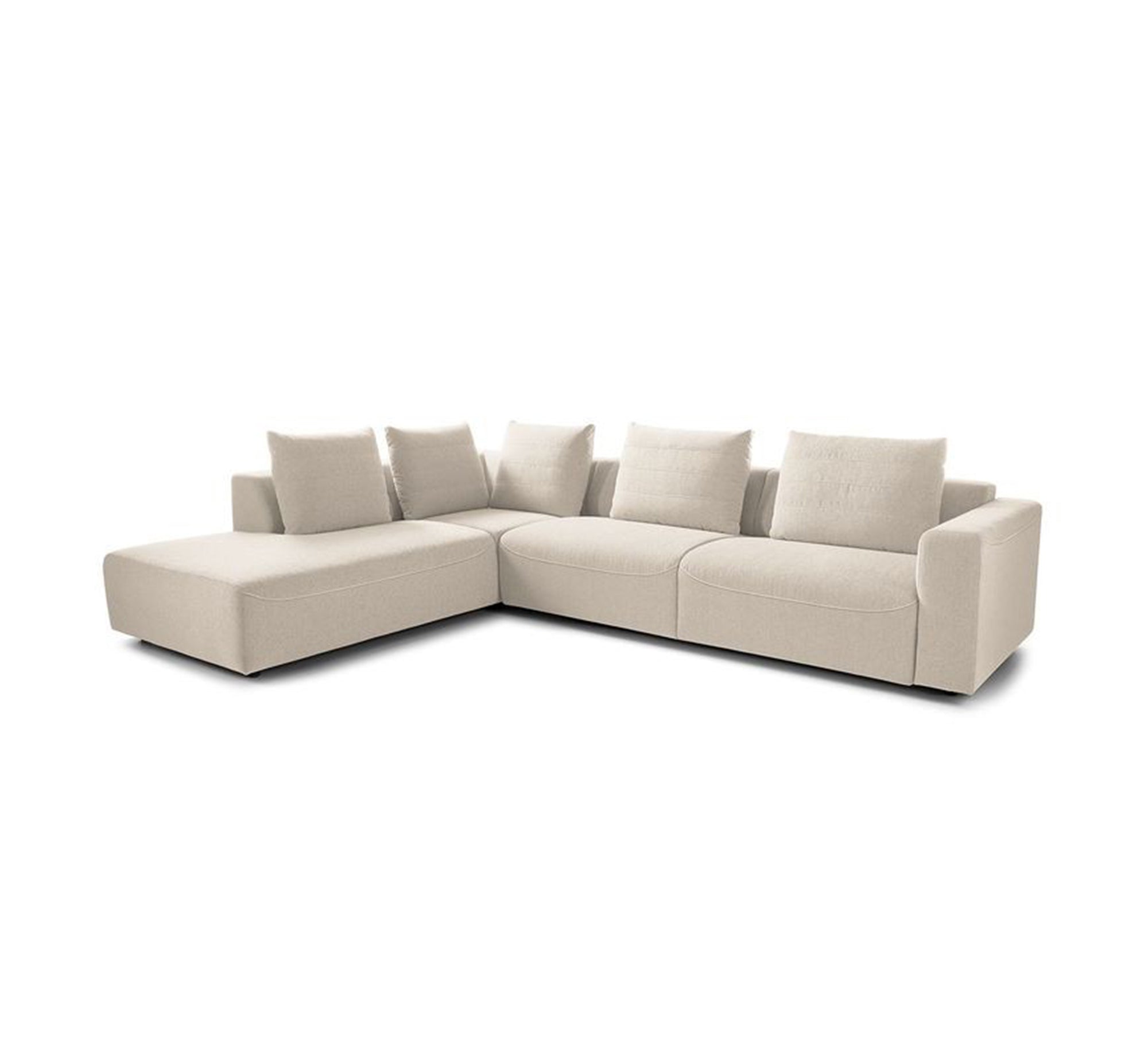 Comfortable, modern, spacious, modular beige corner sofa - Vitrine Furniture - Furniture