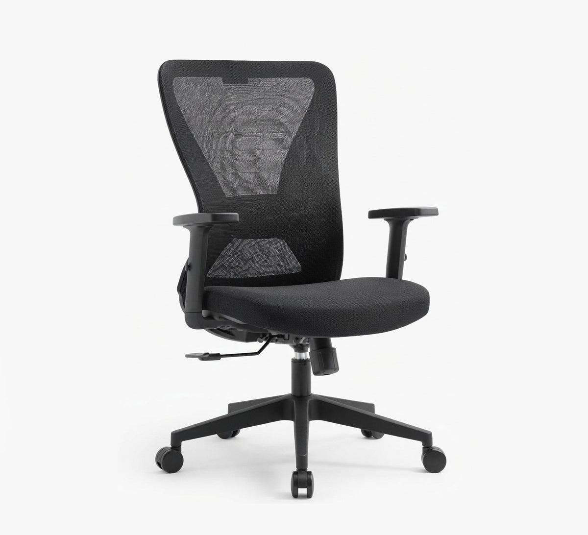 Comfortable Office Chair with Black Frame and Mesh Upholstery - Vitrine Furniture - Office Chairs