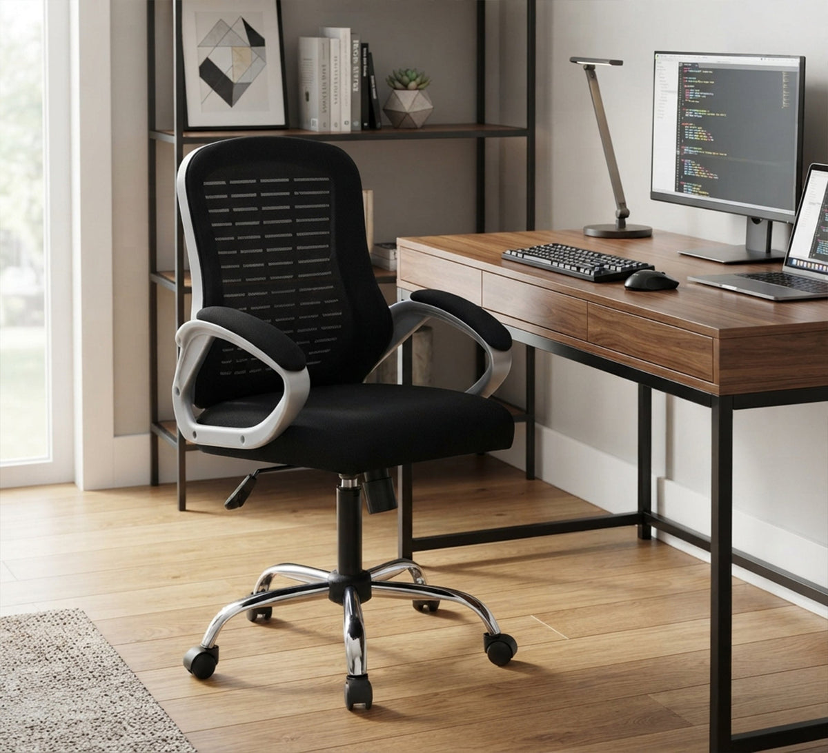 Comfortable Office Chair with Unique Armrests - Vitrine Furniture - Office Chairs