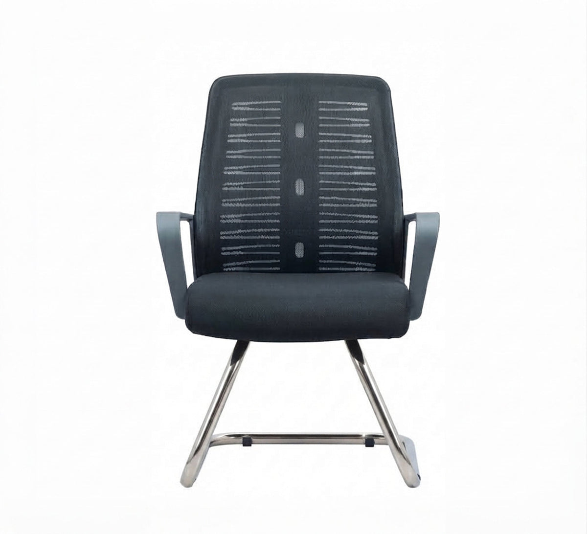 Comfortable waiting chair with metal frame and mesh fabric - Vitrine Furniture - Office Chairs