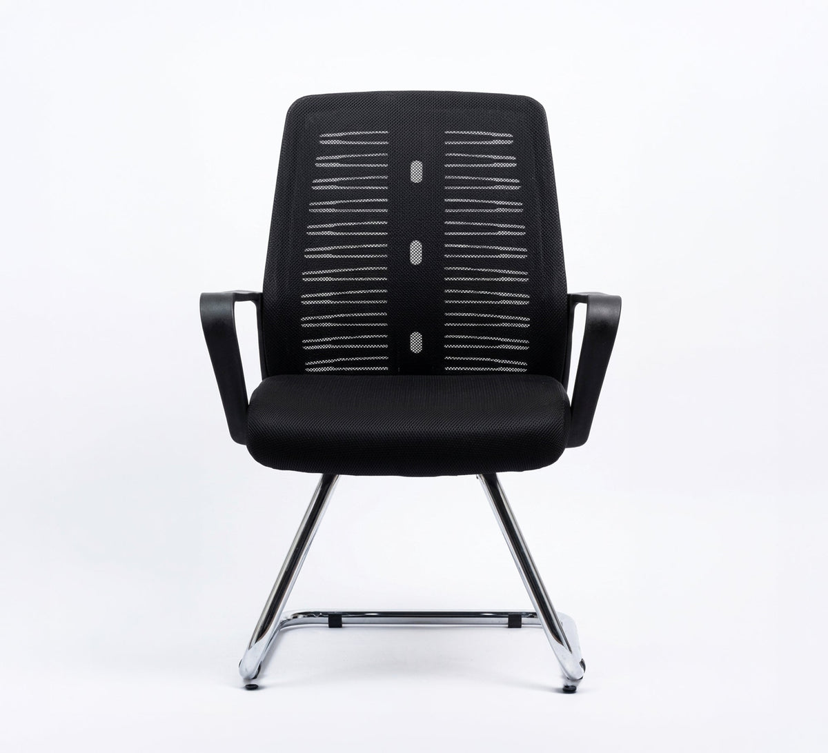 Comfortable waiting chair with metal frame and mesh fabric - Vitrine Furniture - Office Chairs