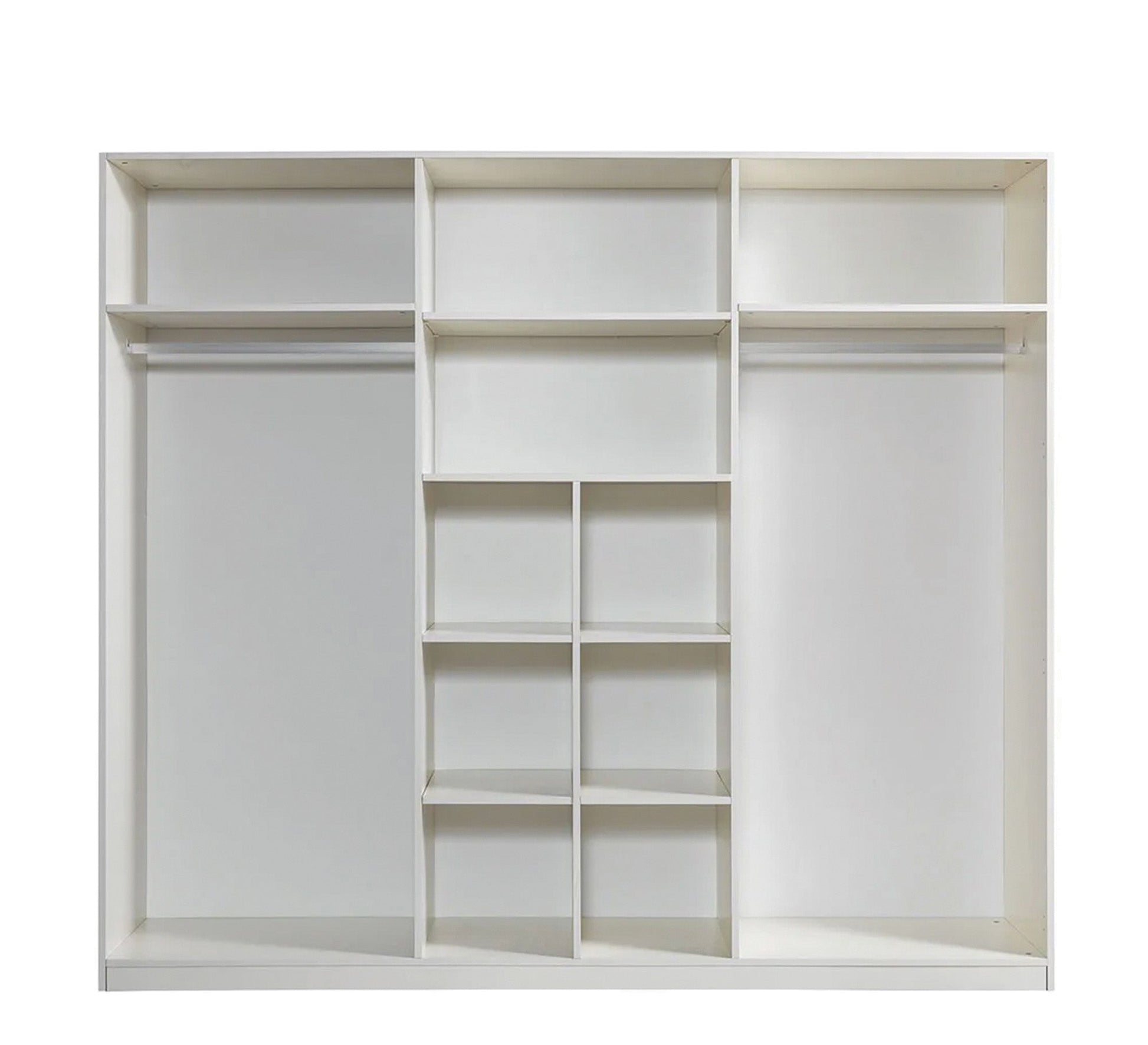 Complete bedroom in pearly white - Vitrine Furniture - Bed Sets