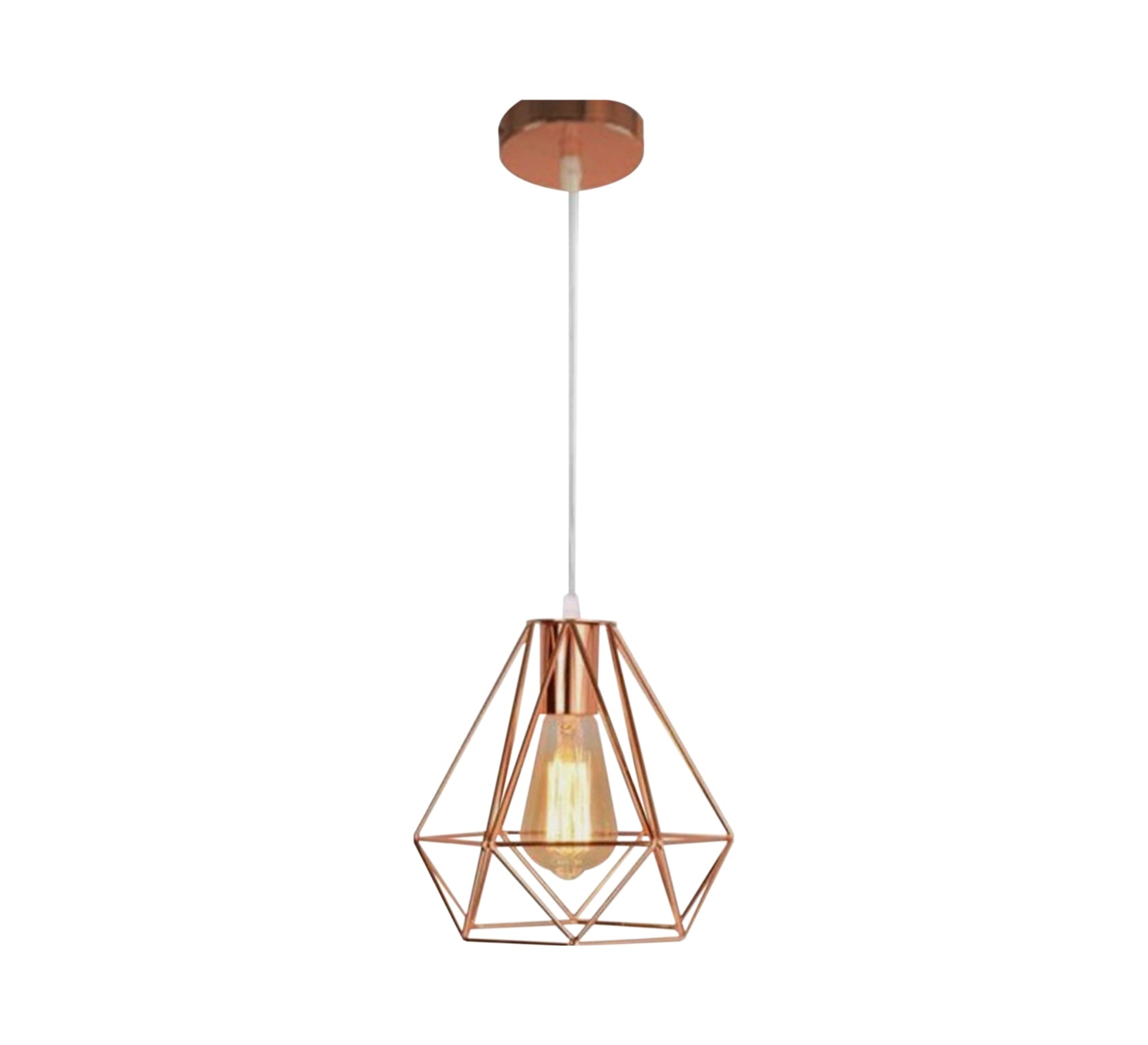 Conical chandelier with golden color - Vitrine Furniture - Lighting