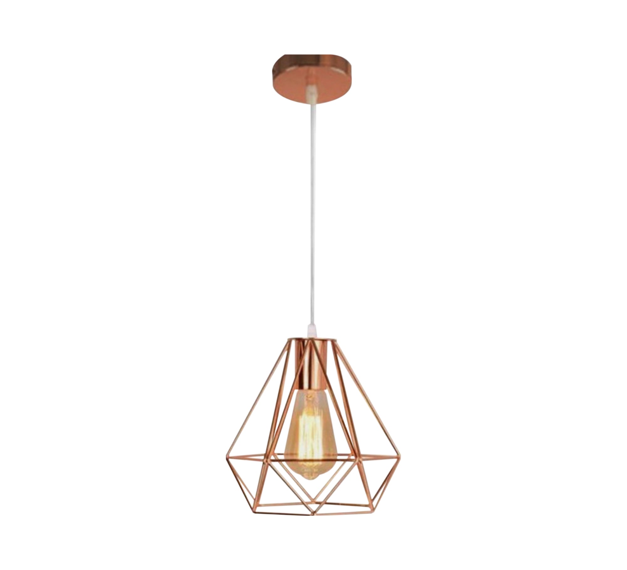 Conical chandelier with golden color - Vitrine Furniture - Lighting