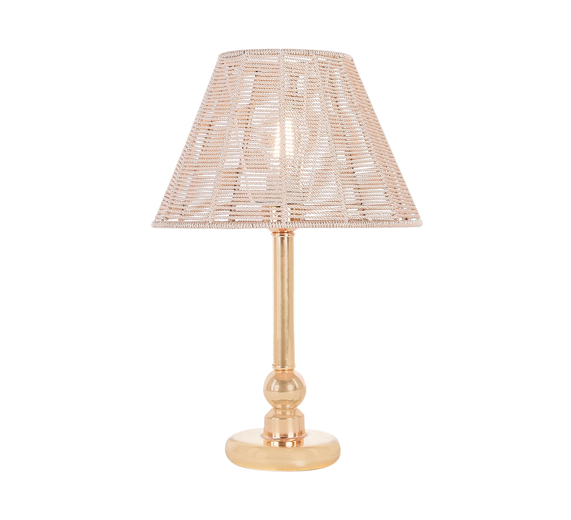 Conical lampshade made of woven threads - Vitrine Furniture - Lighting