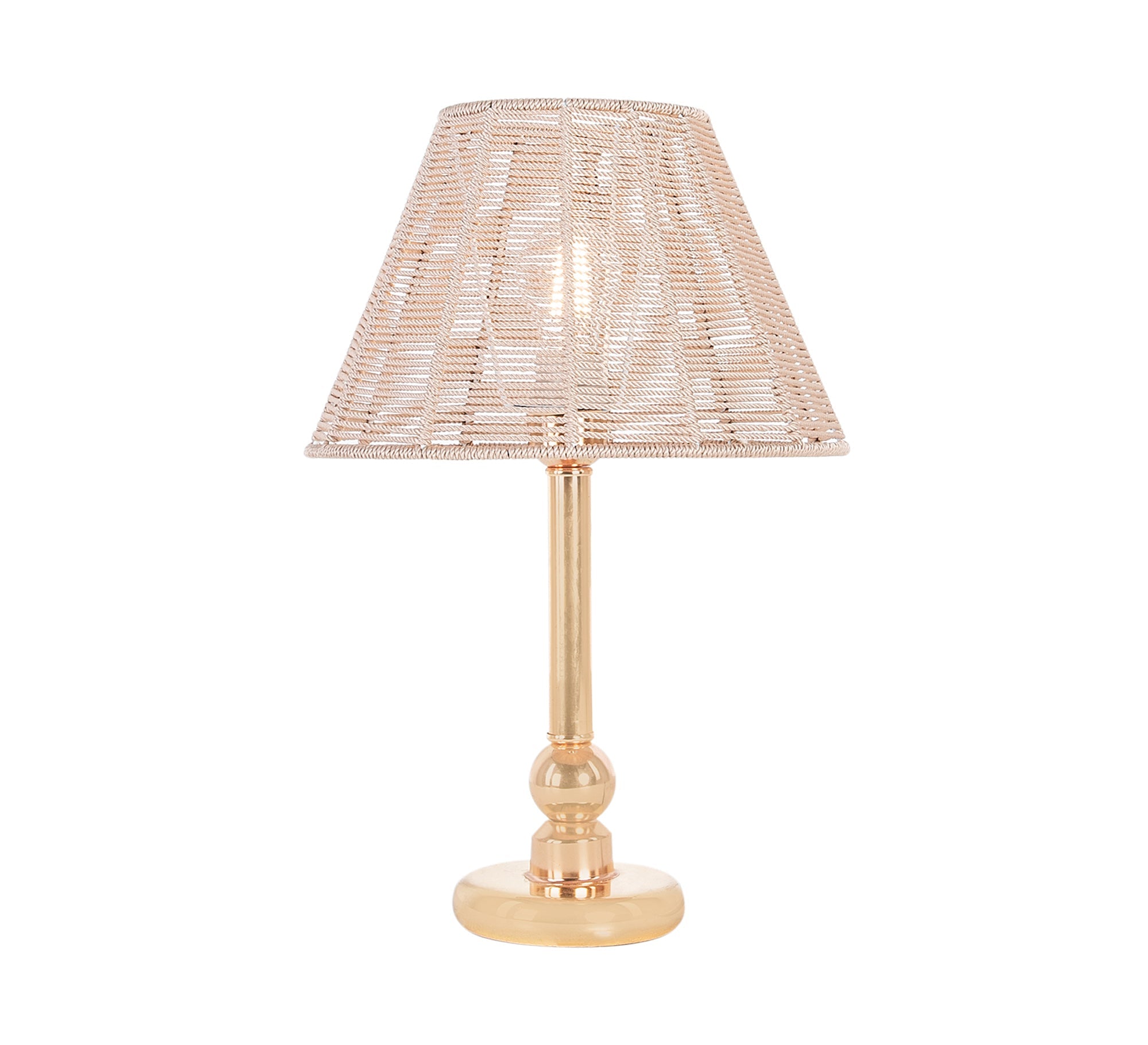 Conical lampshade made of woven threads - Vitrine Furniture - Lighting