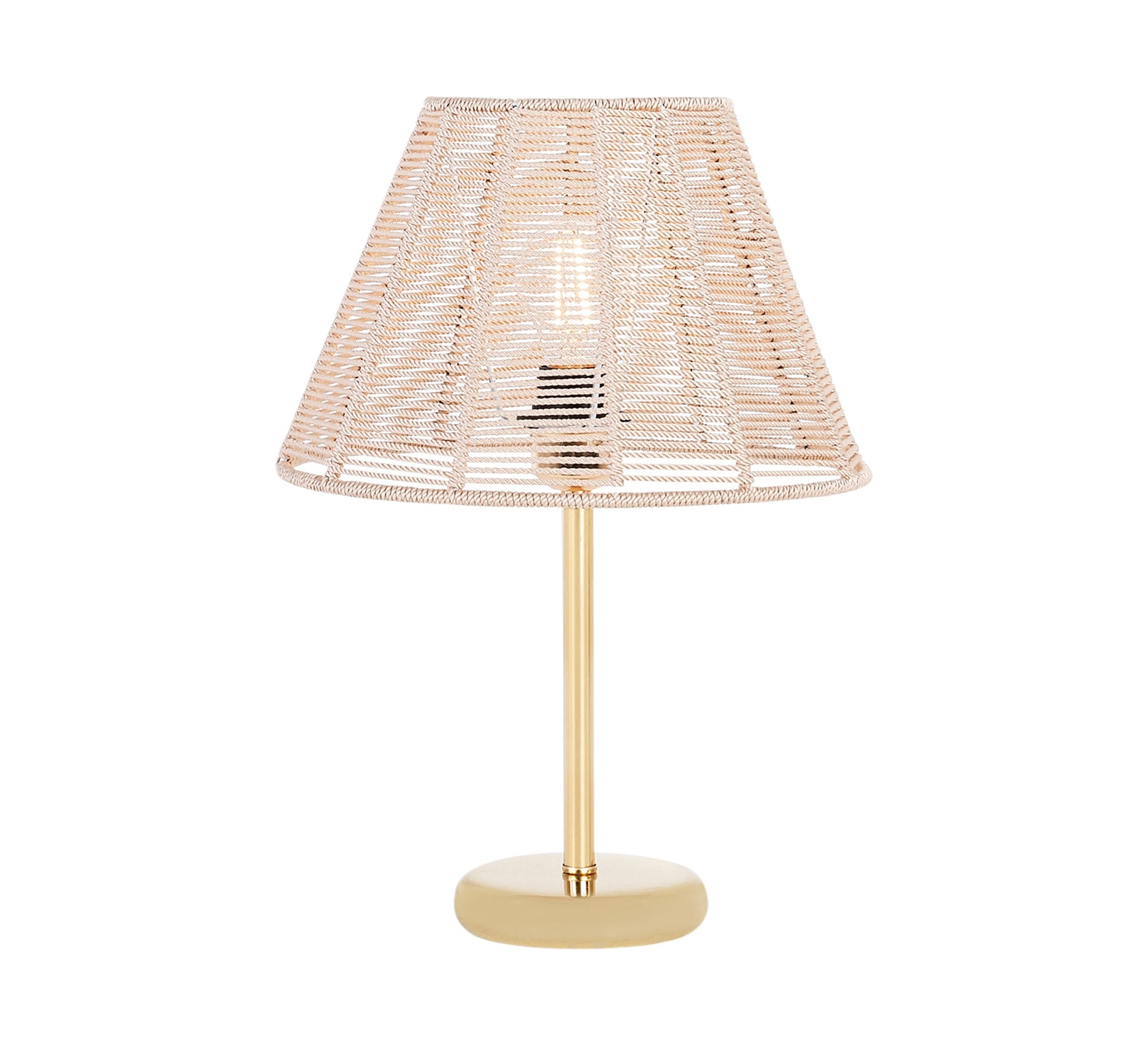 Conical lampshade made of woven threads - Vitrine Furniture - Lighting