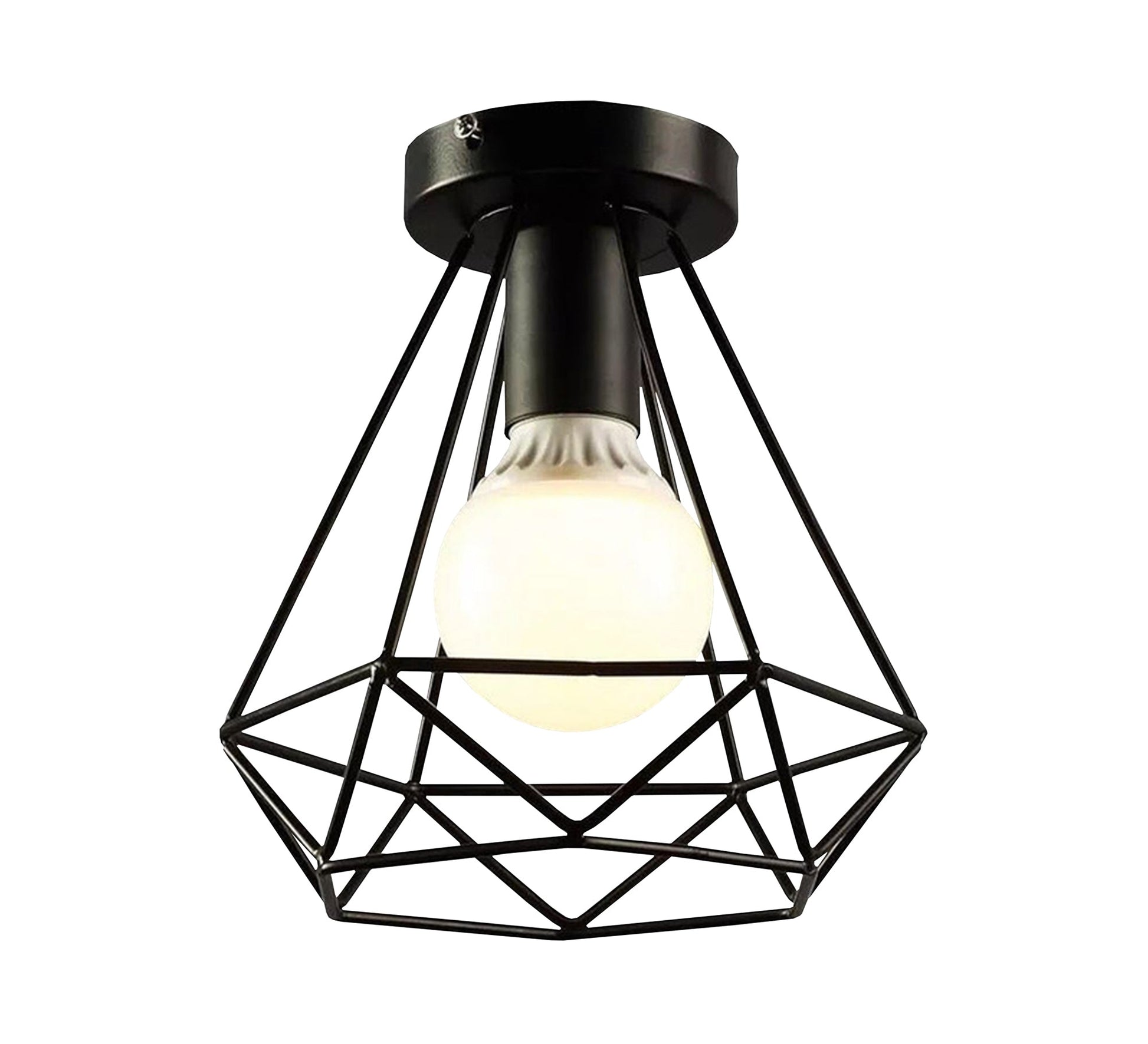 Conical Metal Hollow Cage Lamp - Vitrine Furniture - Lighting