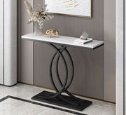 Console with a semicircular base and a marble top - Vitrine Furniture - Furniture