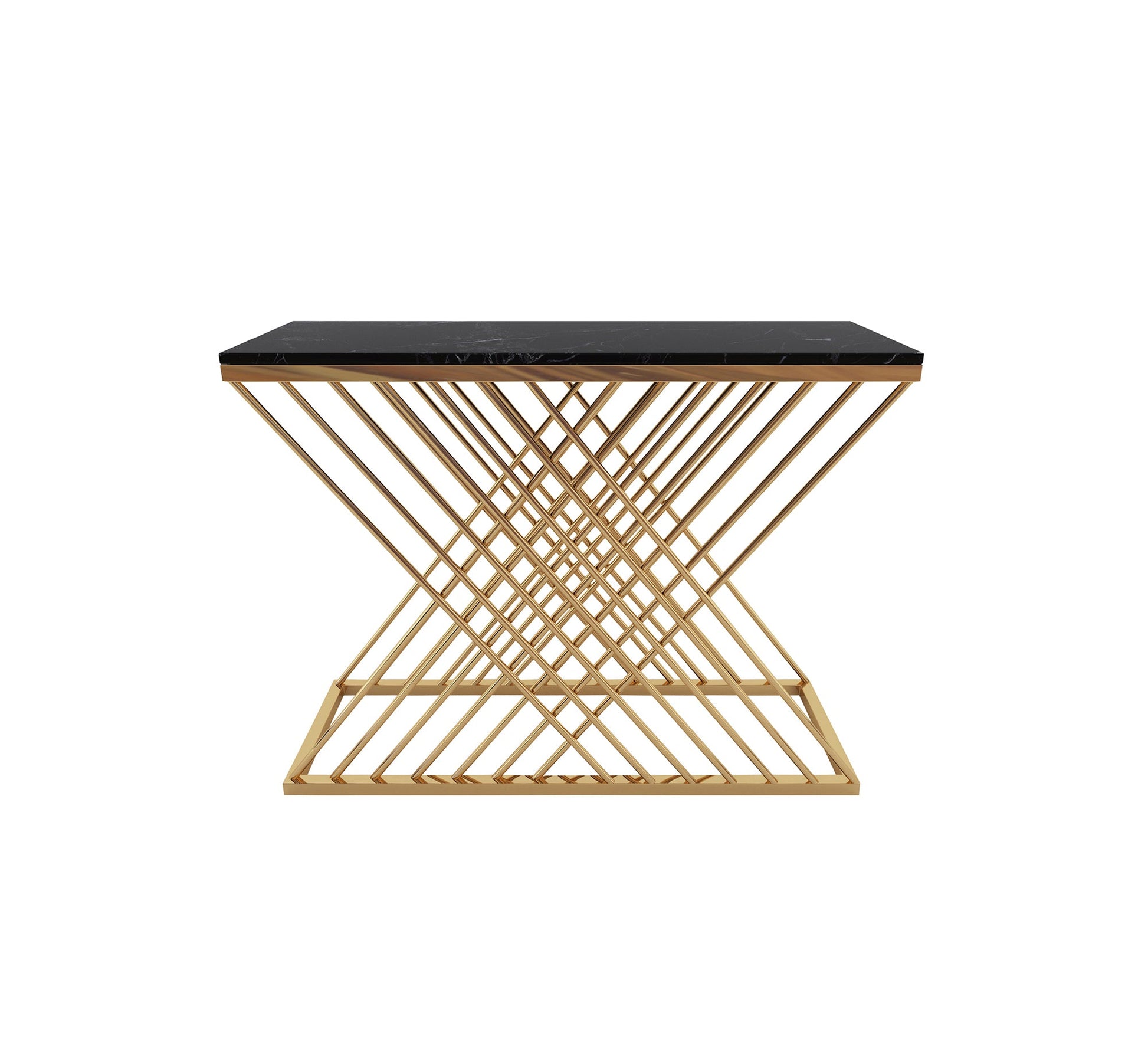 Console with black marble top - Vitrine Furniture - Console