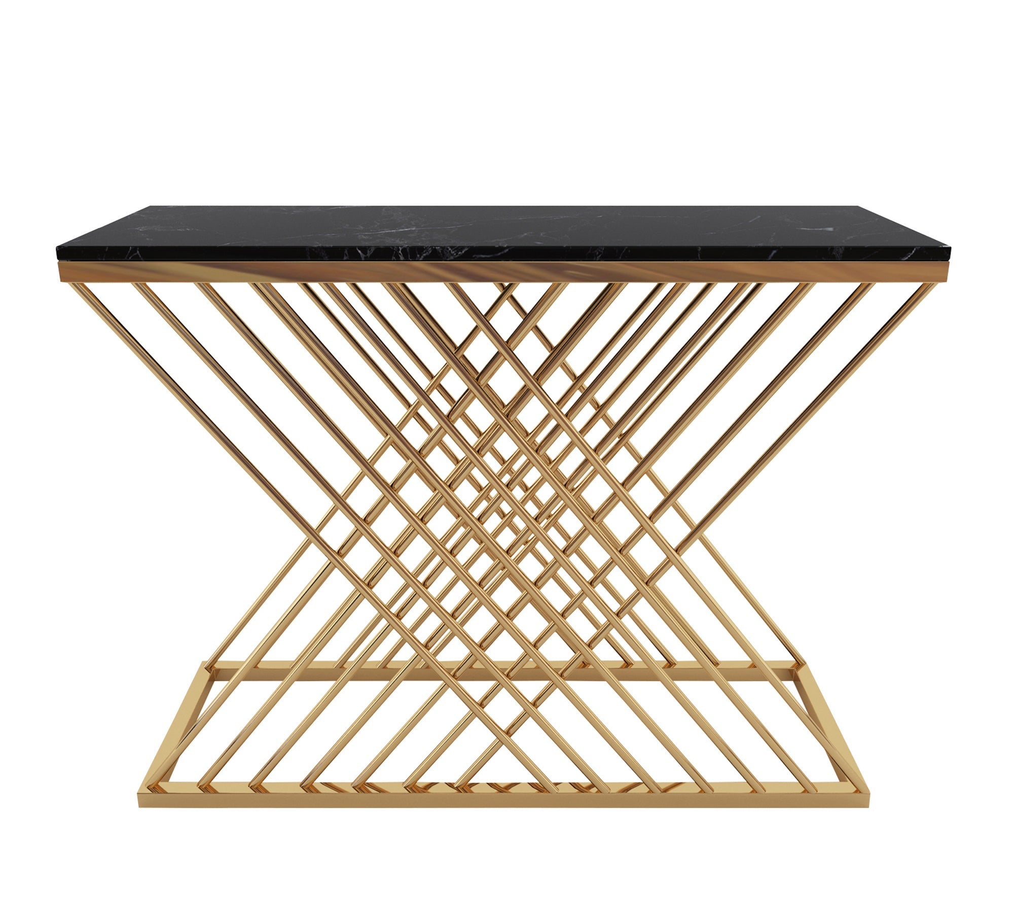 Console with black marble top - Vitrine Furniture - Furniture