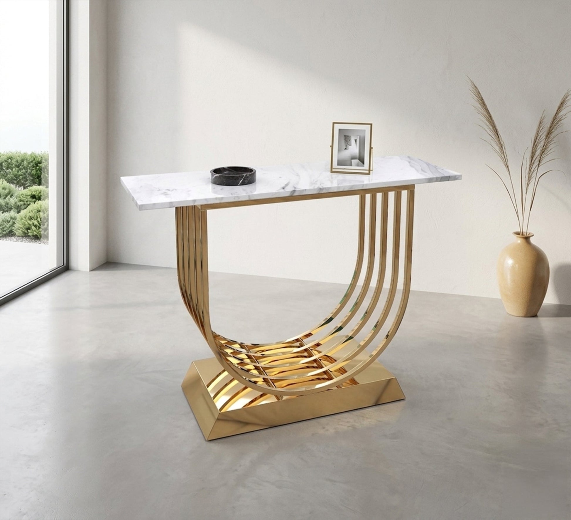 Console with U - shaped base - Vitrine Furniture - Console