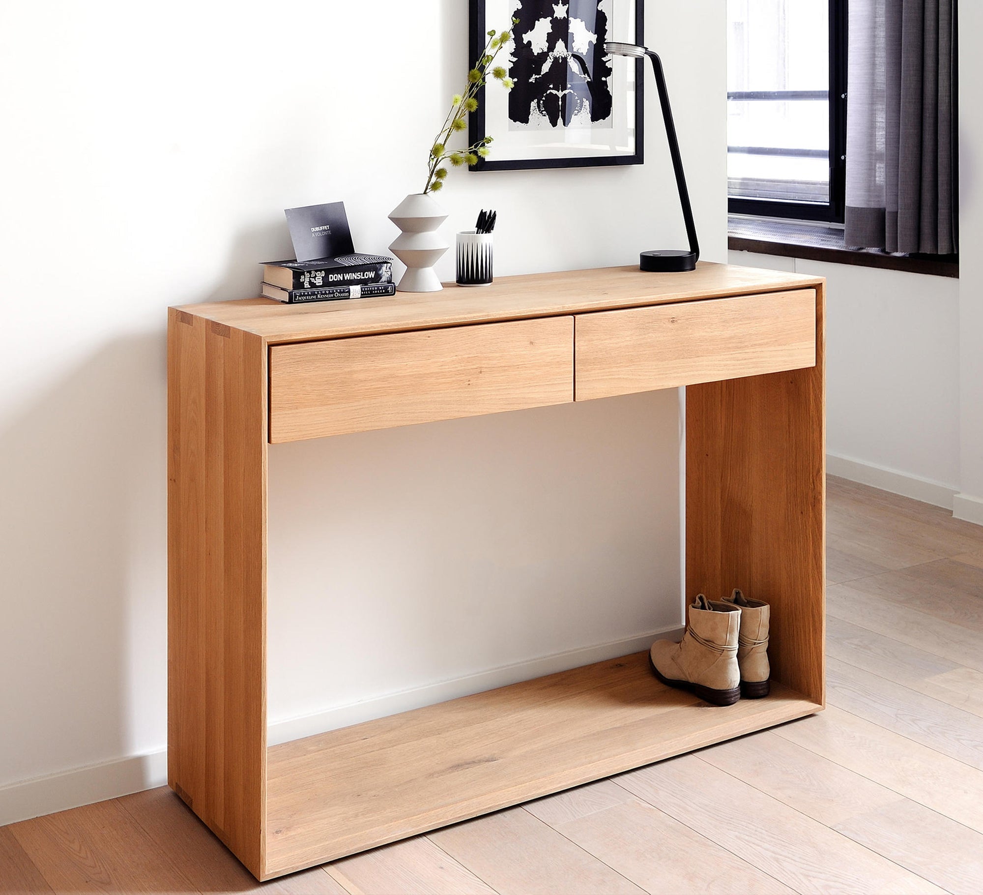 Console with upper shelf and middle shelf - Vitrine Furniture - Furniture
