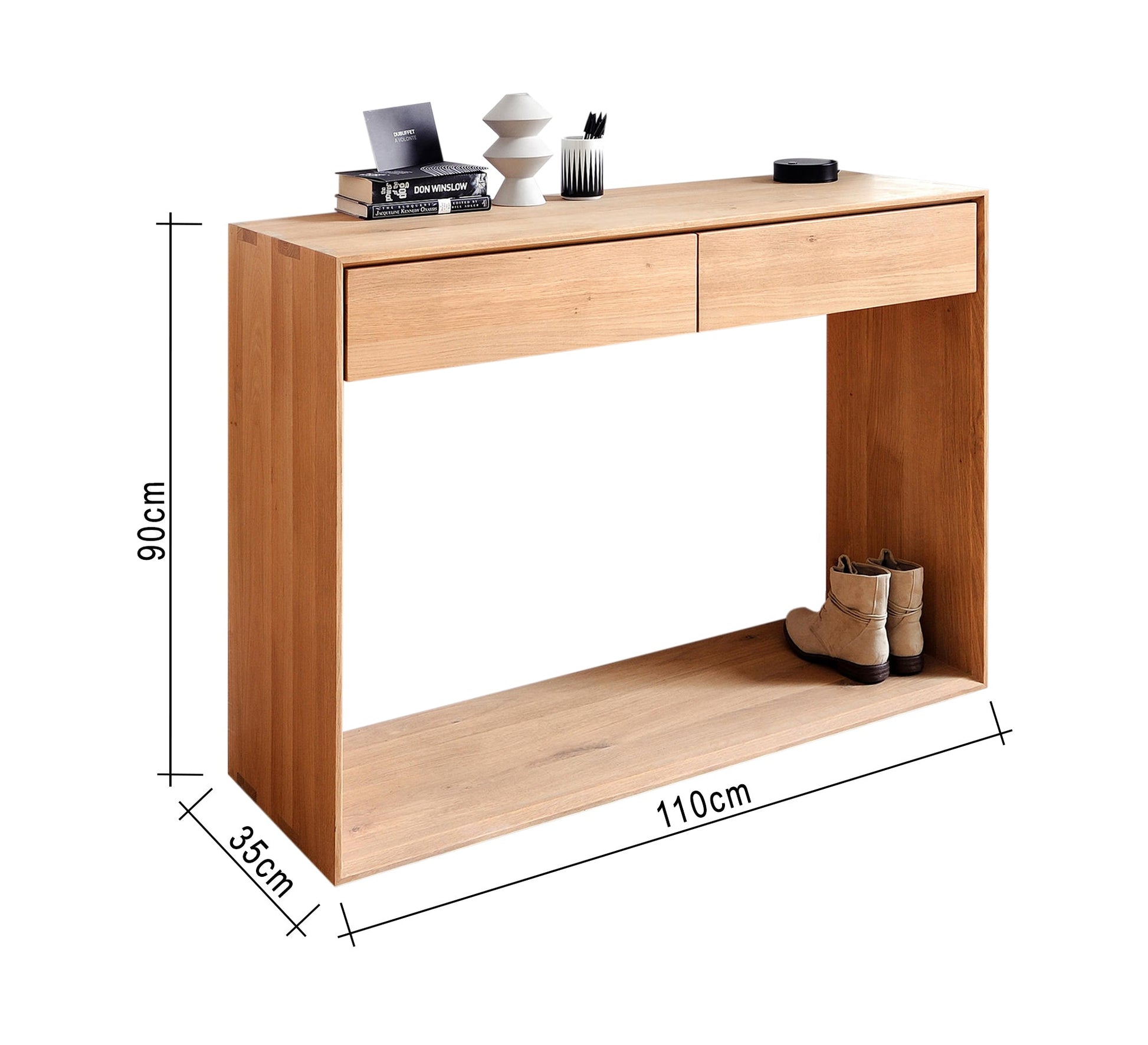 Console with upper shelf and middle shelf - Vitrine Furniture - Furniture
