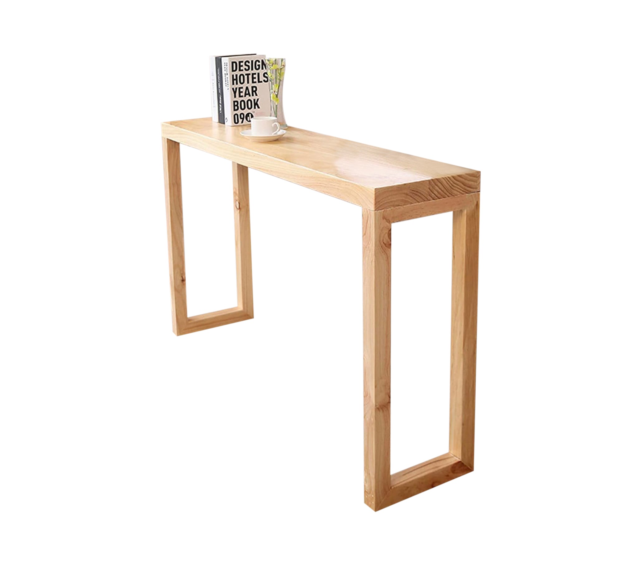 Console with upper shelf and rectangular legs - Vitrine Furniture - Furniture