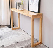 Console with upper shelf and rectangular legs - Vitrine Furniture - Furniture
