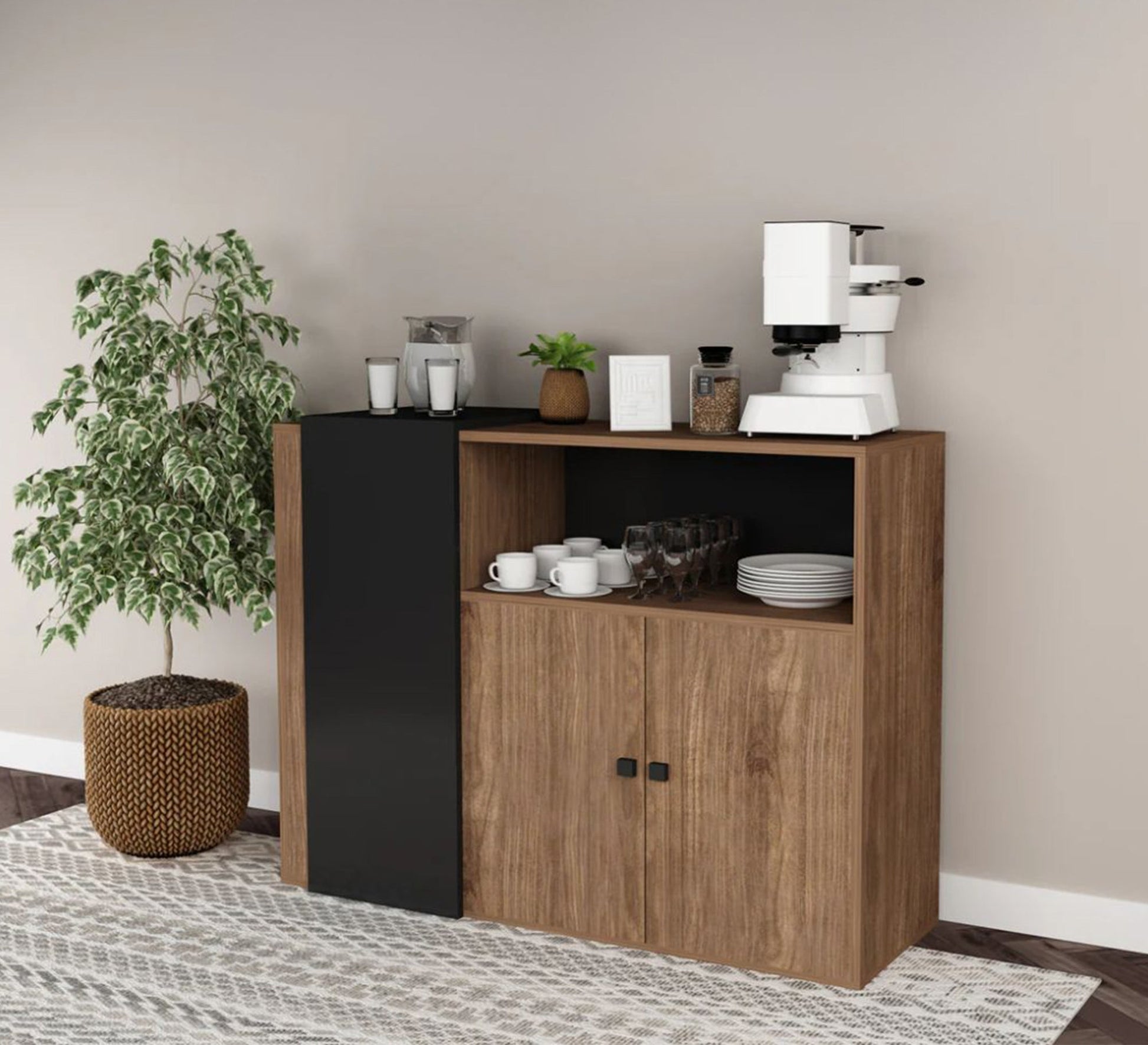 Contemporary coffee corner - Vitrine Furniture - Furniture
