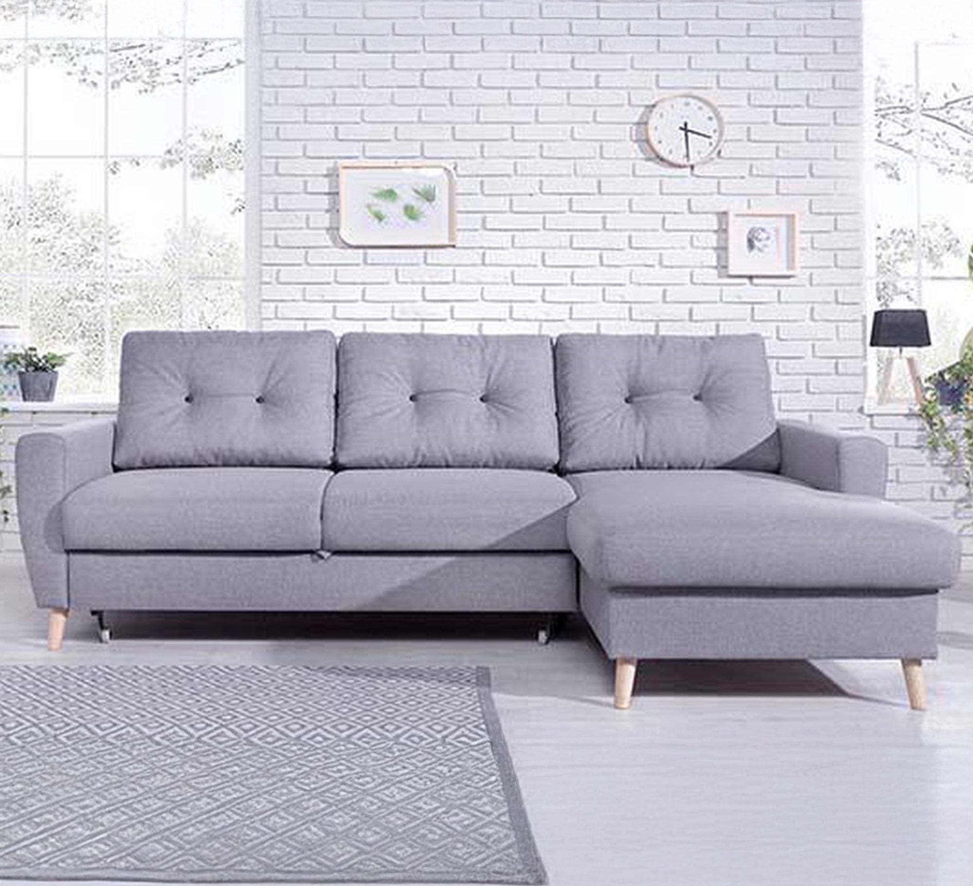 Corner bed for living rooms - Vitrine Furniture - Furniture