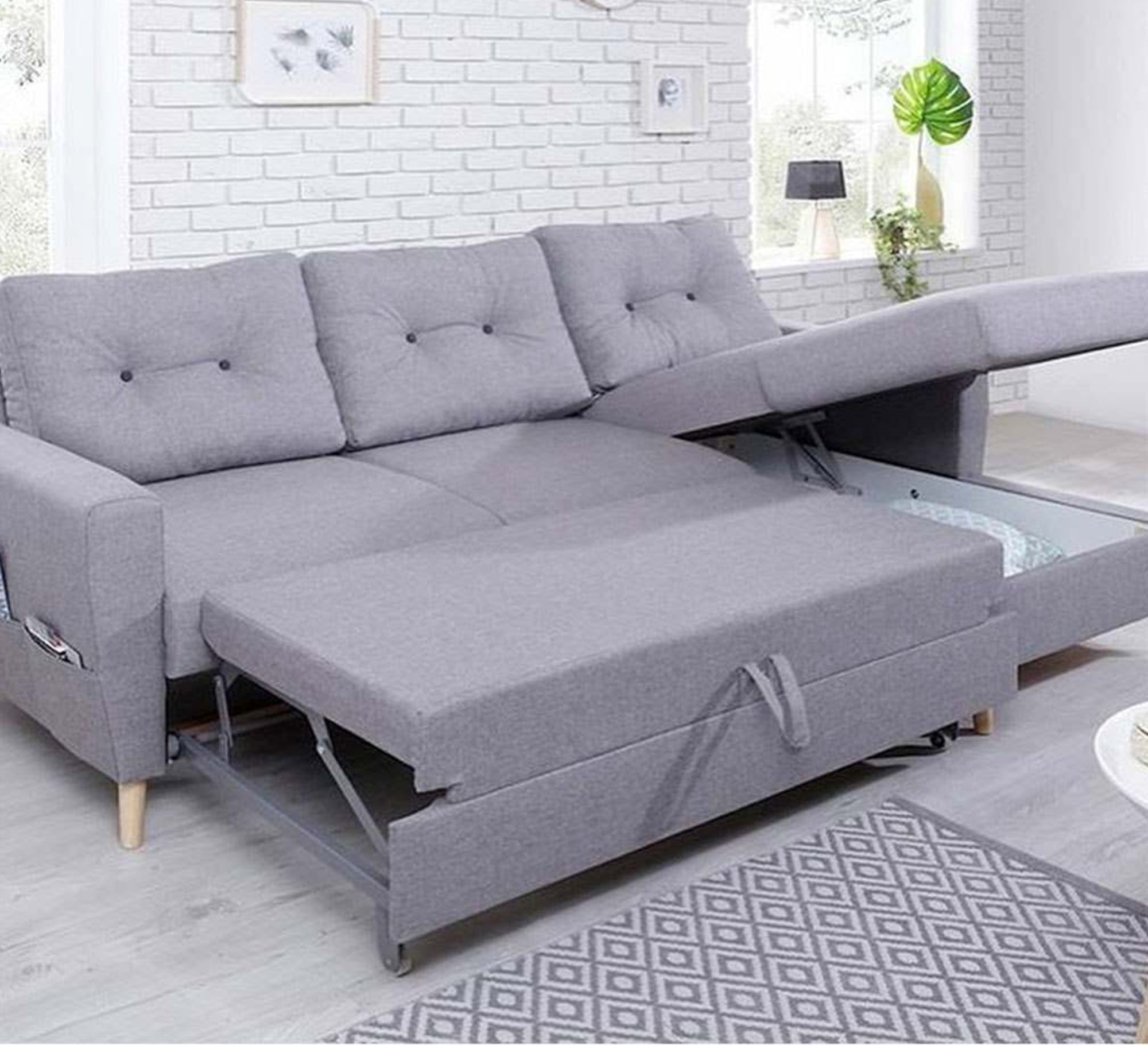 Corner bed for living rooms - Vitrine Furniture - Furniture