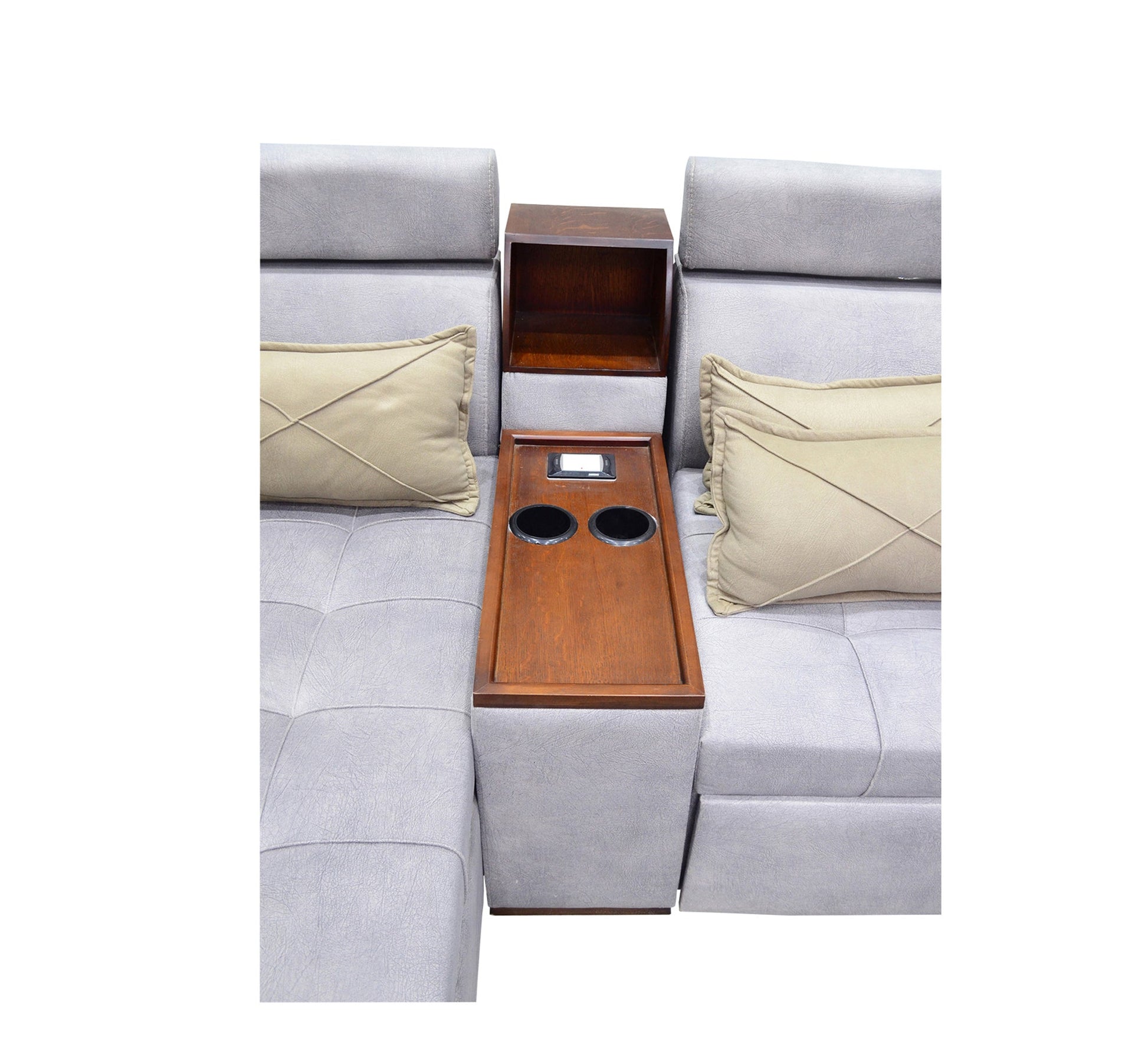 Corner Comfort Bed: Cloudy Hue, Elegant & Cozy Design - Vitrine Furniture - Sofa bed