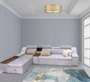 Corner Comfort Bed: Cloudy Hue, Elegant & Cozy Design - Vitrine Furniture - Sofa bed