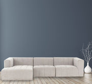 Corner elegant light gray - Vitrine Furniture - L - shape sofa set