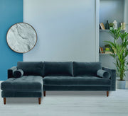 Corner it Genzari beads capotnih base - Vitrine Furniture - L - shape sofa set