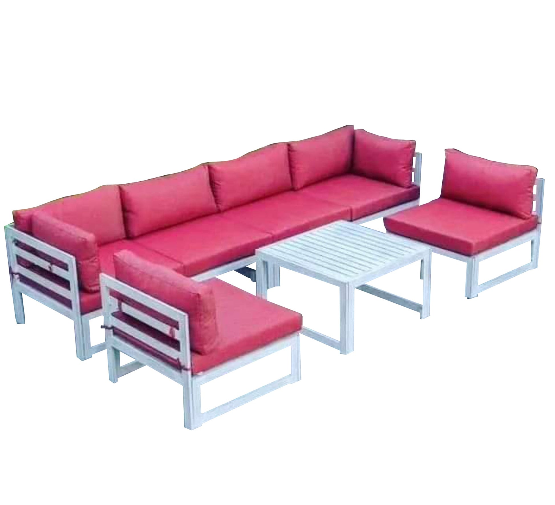 Corner it with a pink steel brush with the letter U - Vitrine Furniture - Outdoor Products