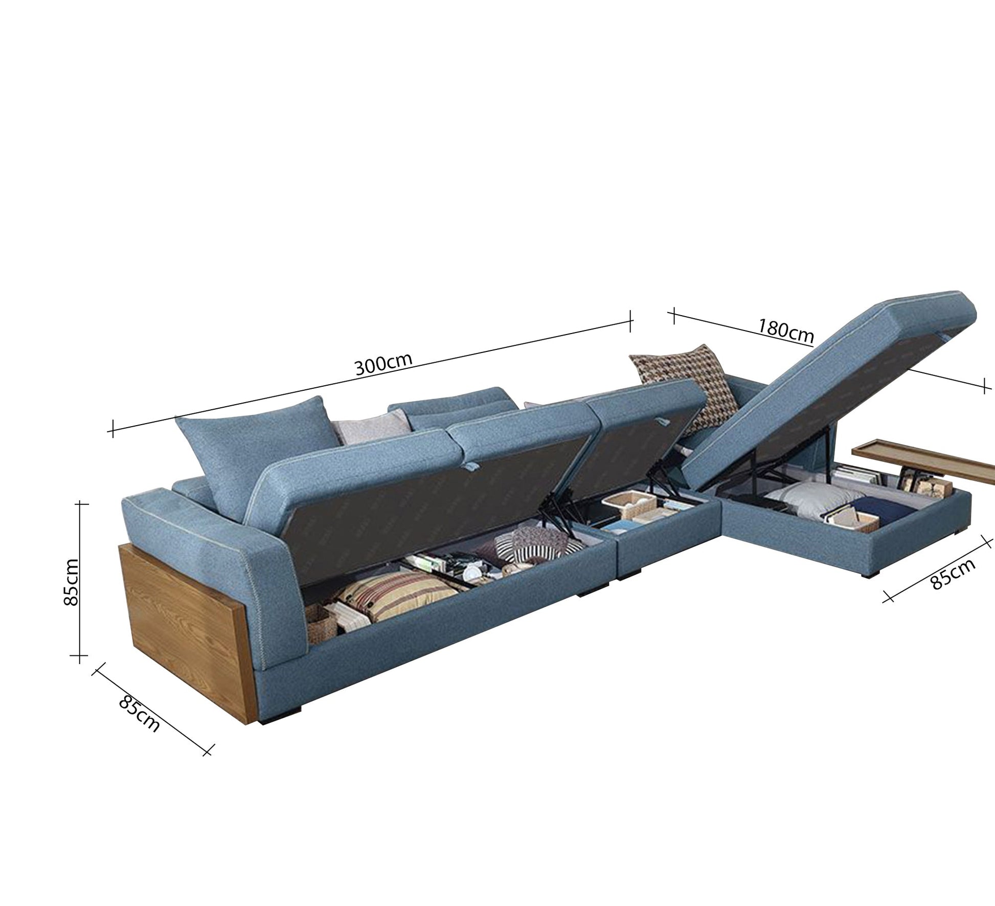 Corner sofa with storage space - Vitrine Furniture - Furniture