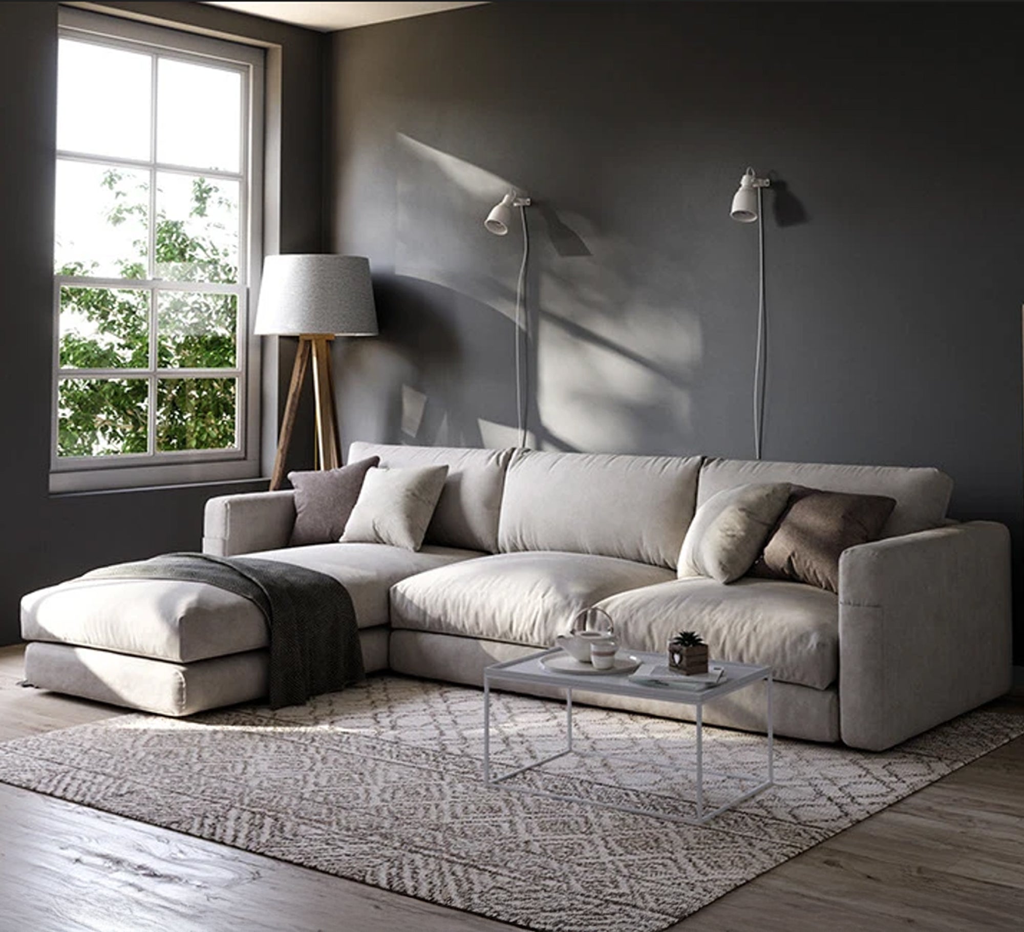 Corner with a modern design - Vitrine Furniture - Furniture