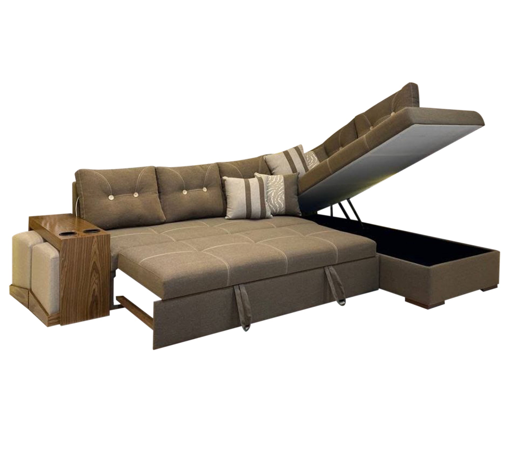 Corner with chaise longue and sofa bed - Vitrine Furniture - Furniture