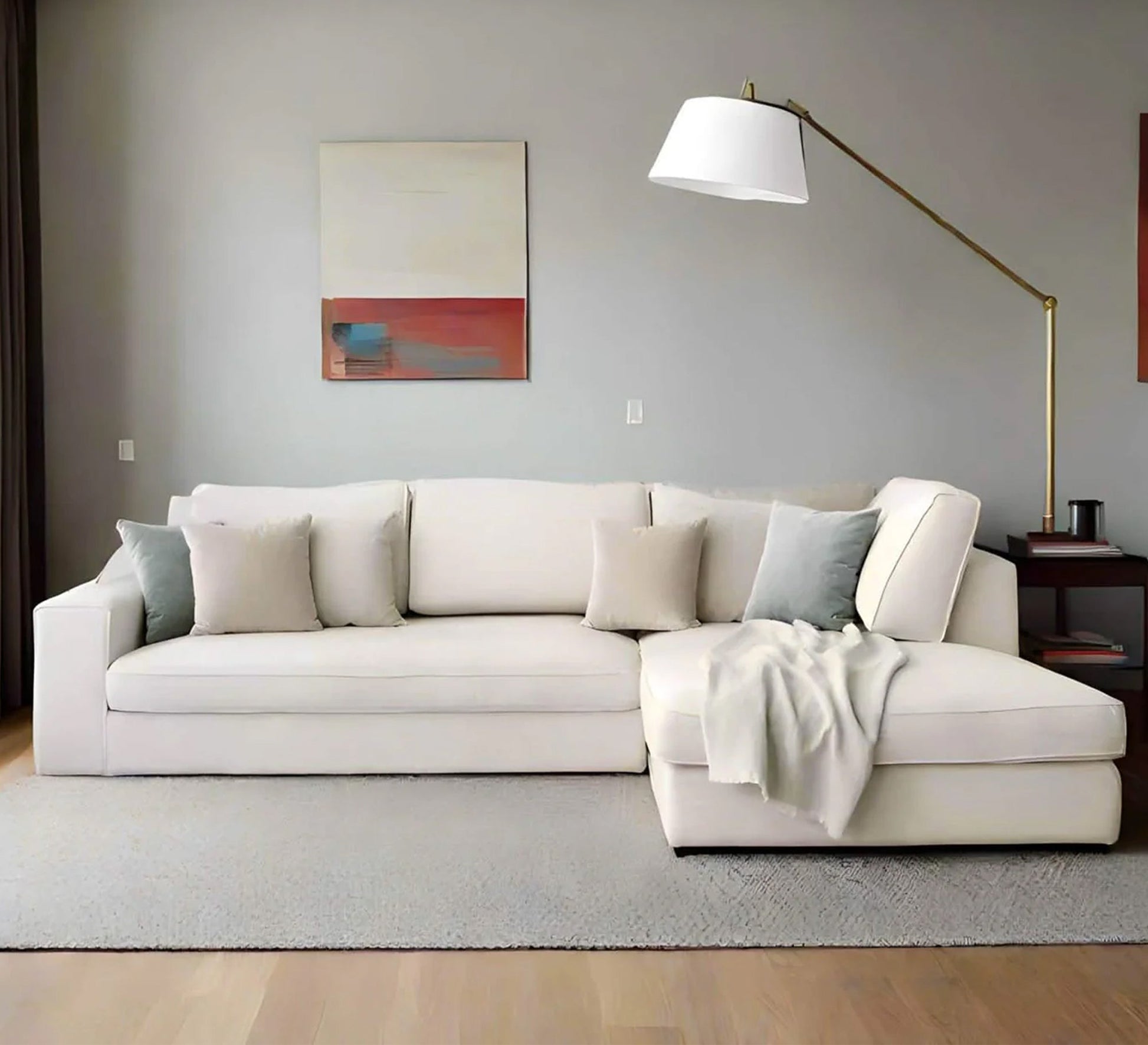 Corner with soft design. - Vitrine Furniture - Furniture