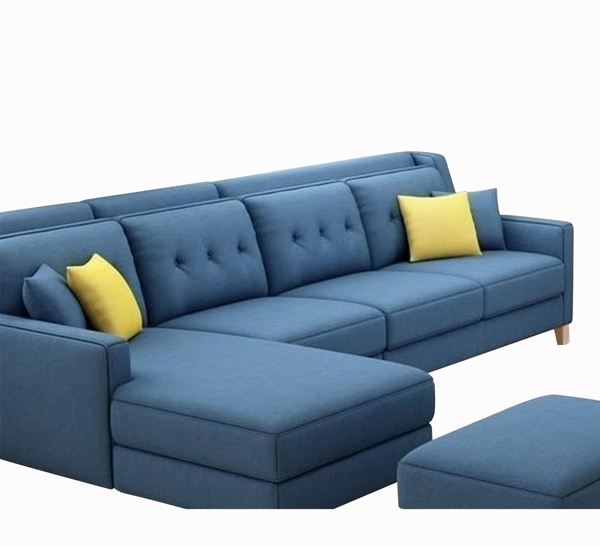 Cornered with capitone cushions for the backrest - Vitrine Furniture - Furniture