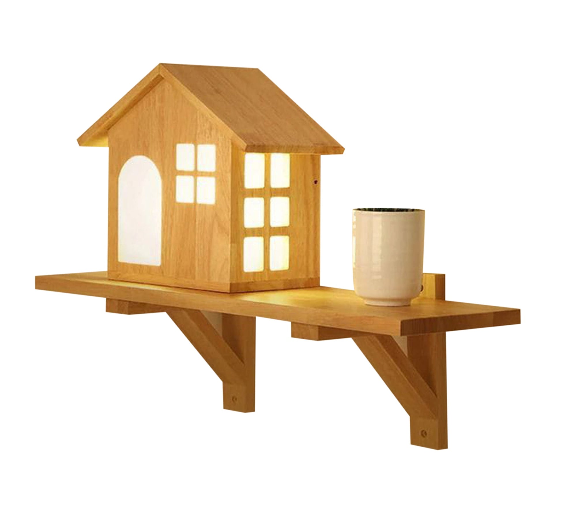 Cottage shaped wall shelf - Vitrine Furniture - Furniture