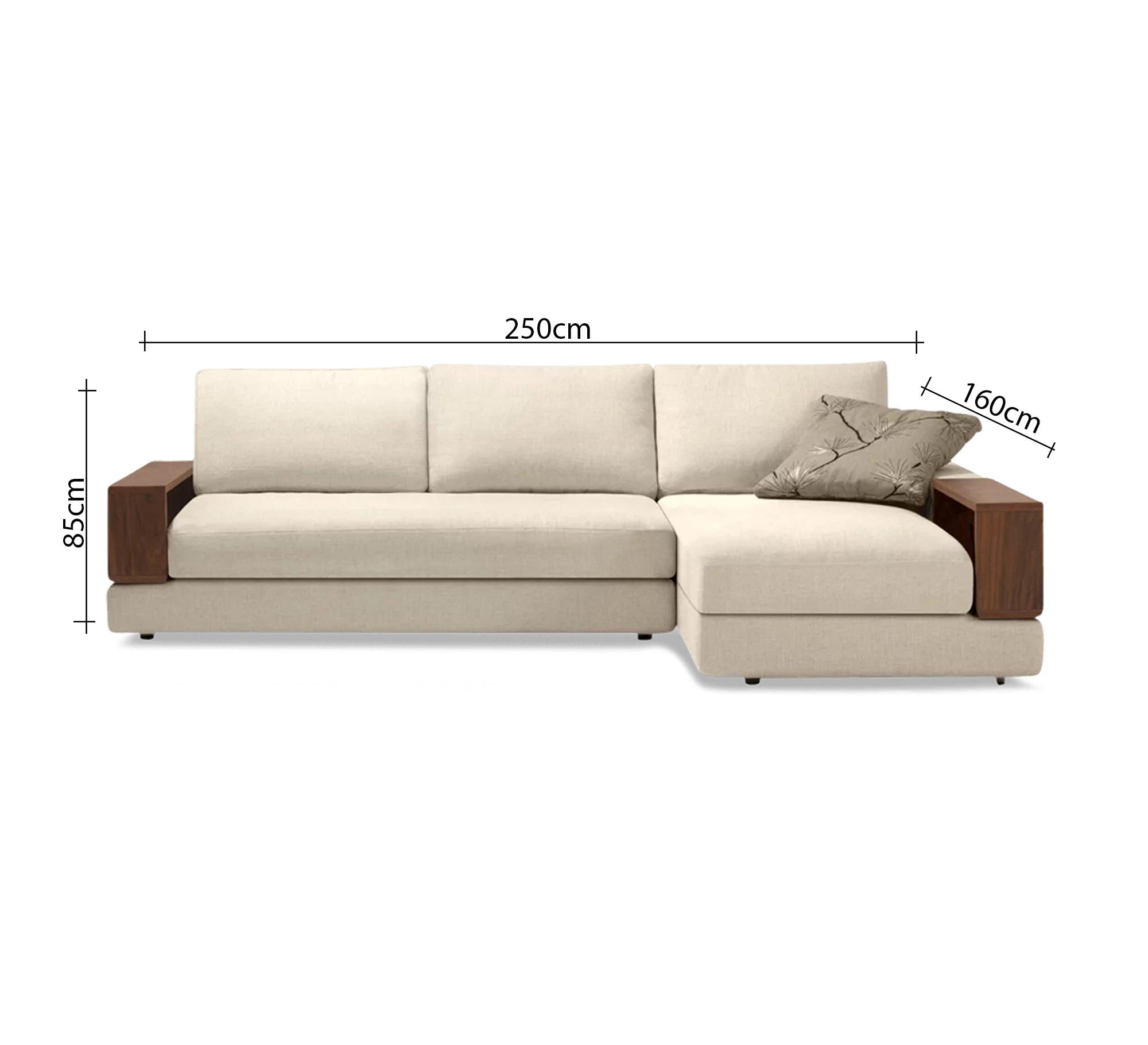 Country corner with wooden side armrests - Vitrine Furniture - Furniture