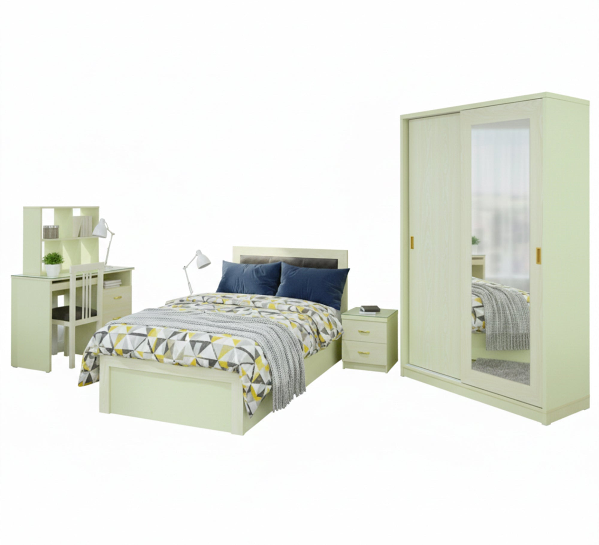 Creamy white Children bedroom - Vitrine Furniture - Kids Rooms